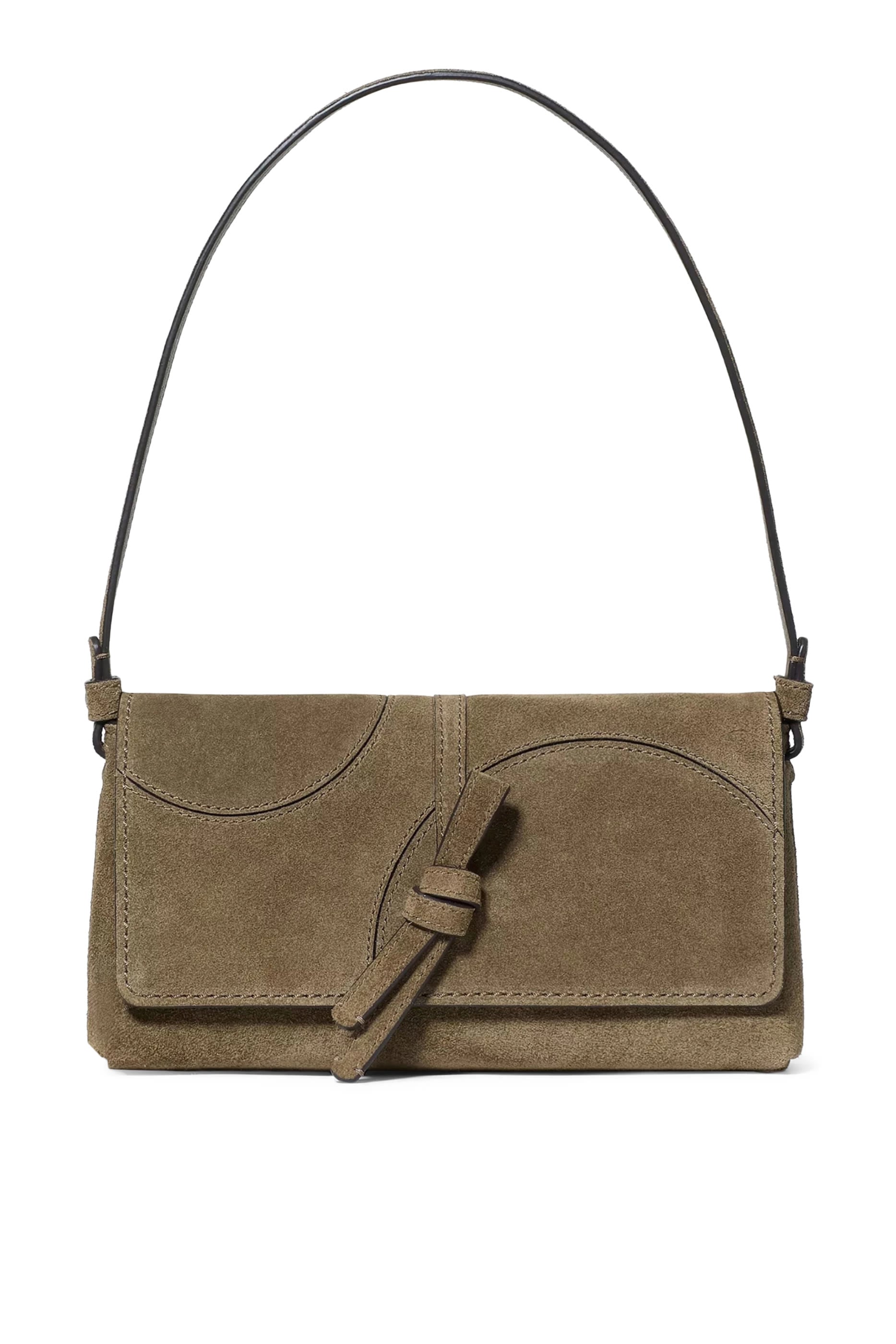  Loop Dot Patchwork Small Flap Shoulder Bag