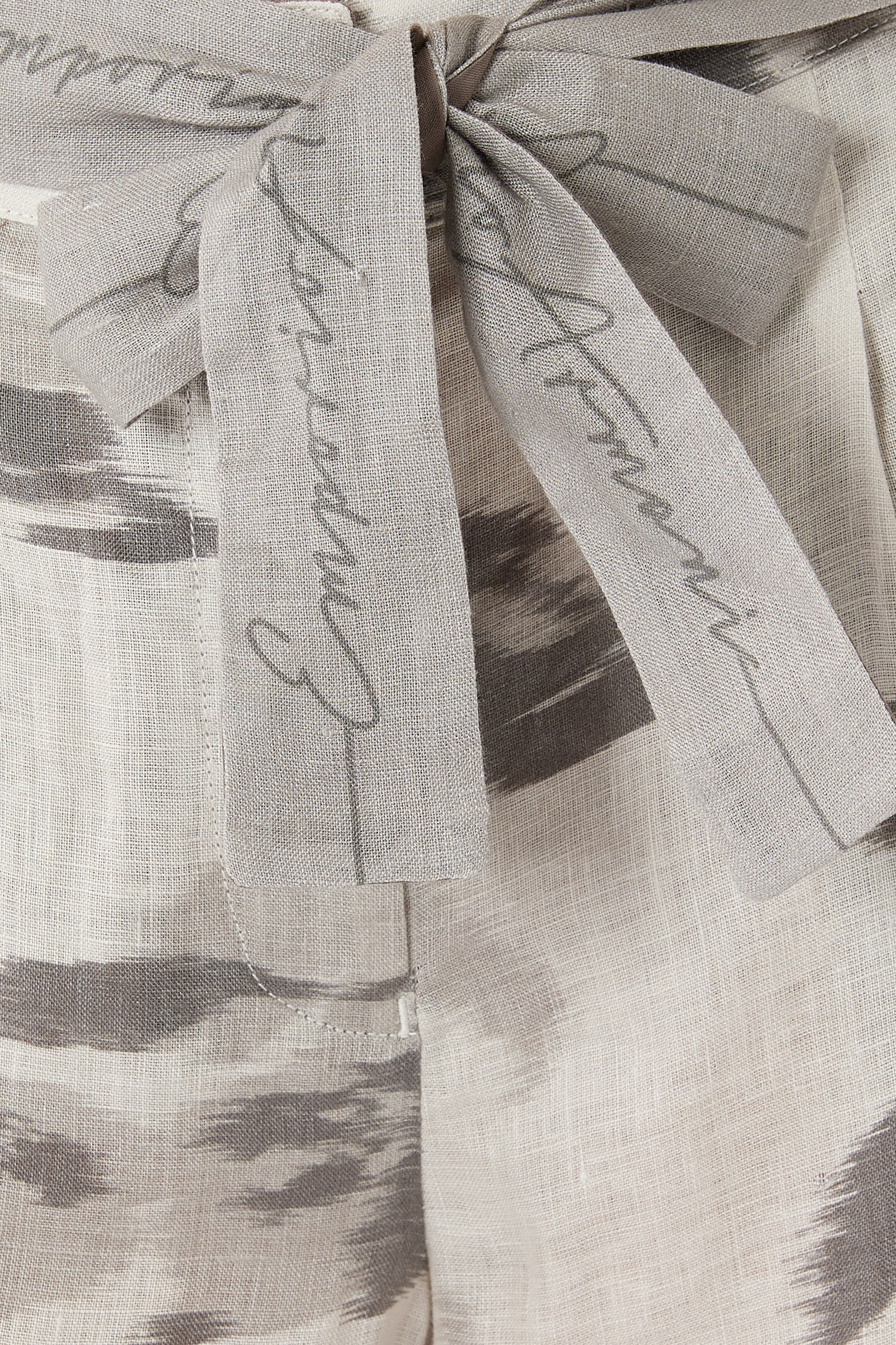 Linen Bermuda Shorts 