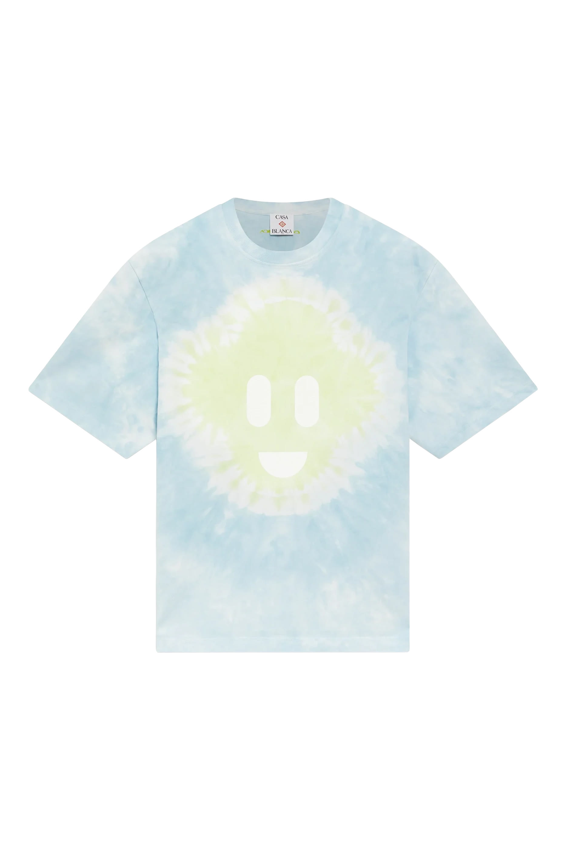 Tie-Dye Oversized CC Smile T‑Shirt