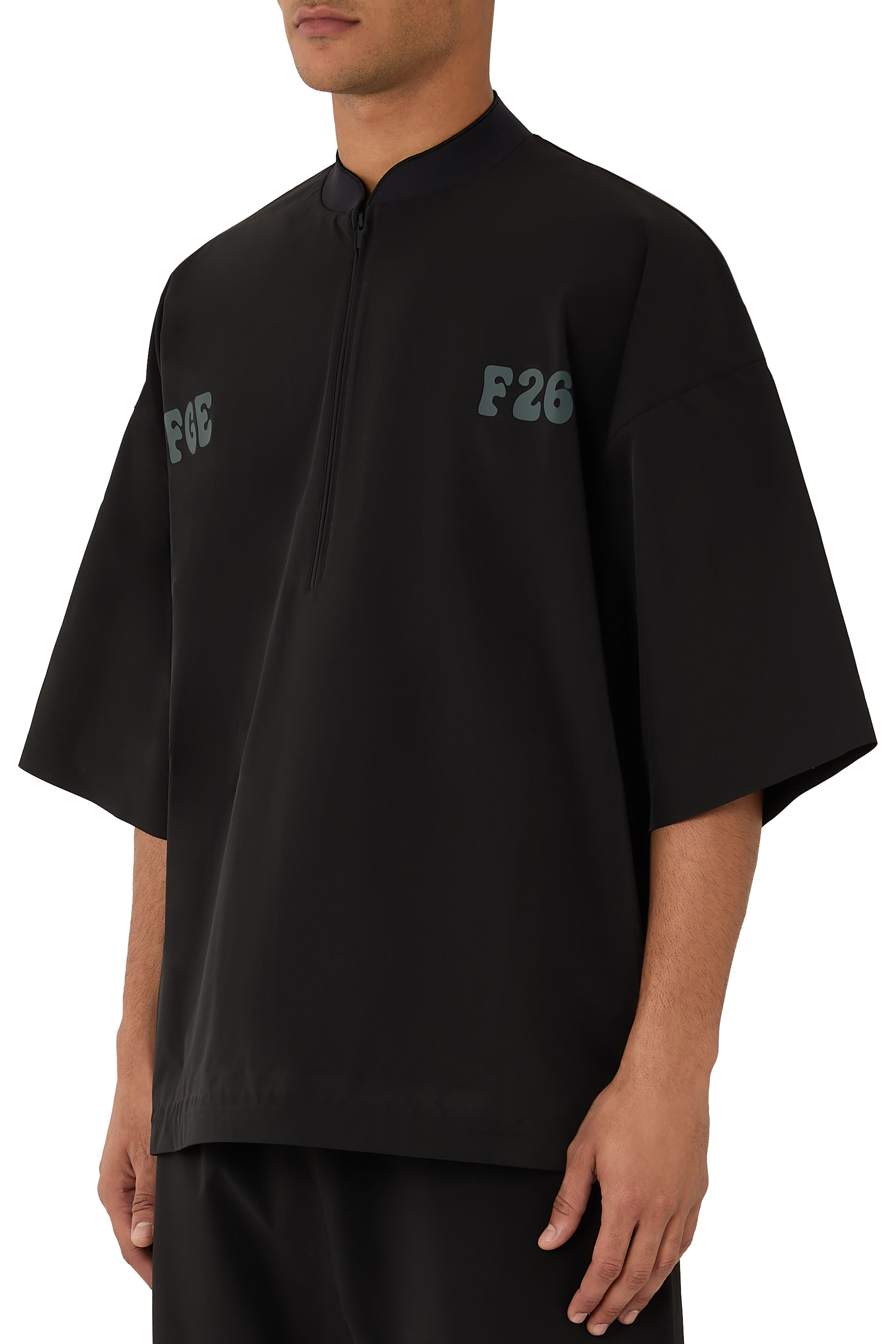 Half-Zip Baseball Shirt