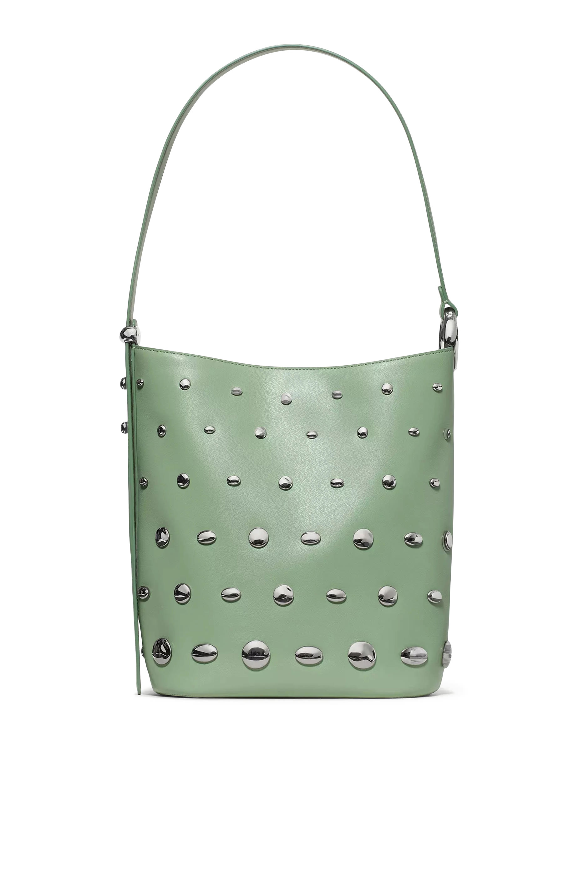 Halo Studded Bucket Bag