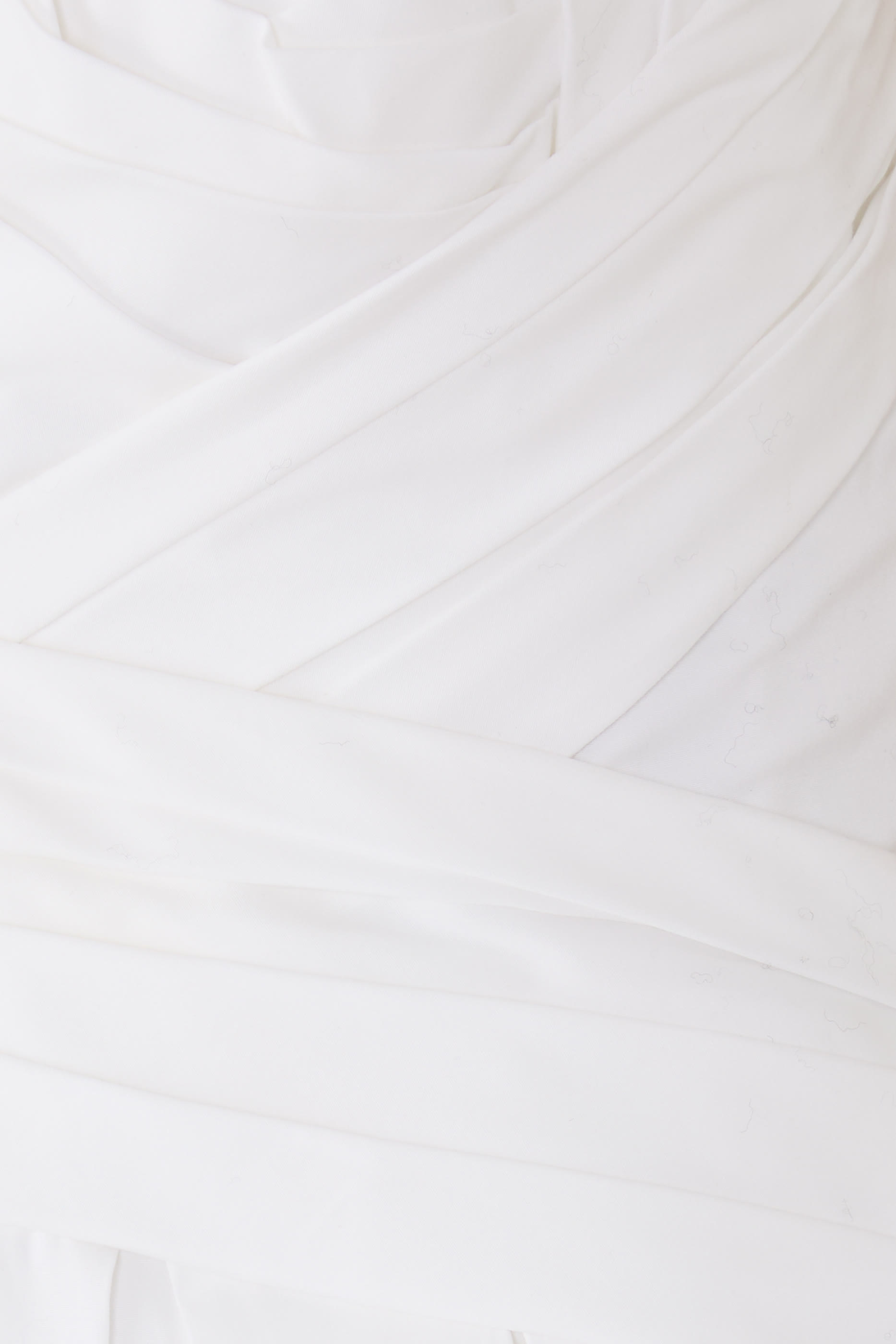 Strapless Draped A-Line Midi Dress 