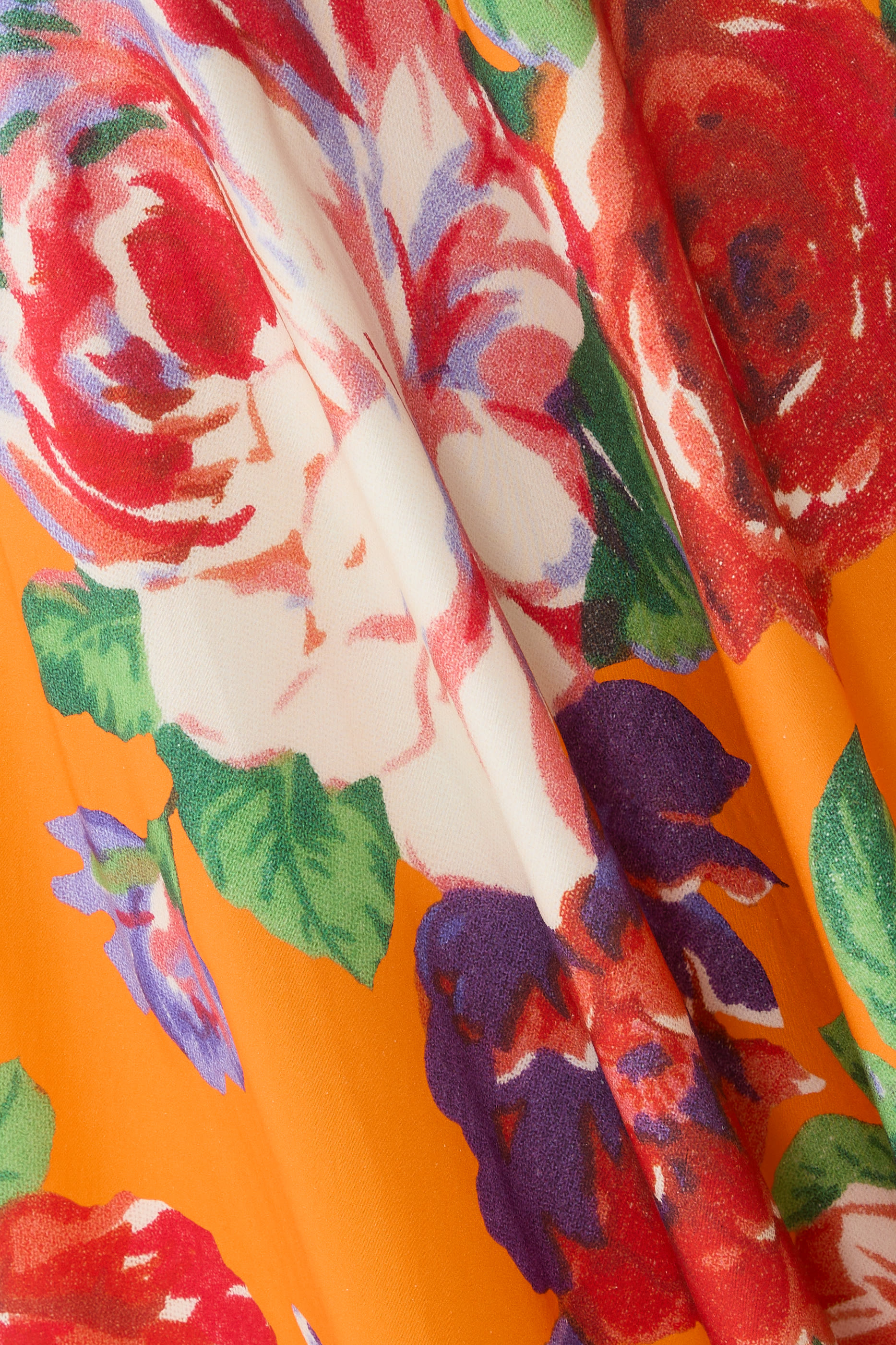 Printed Stretch Cotton Skirt