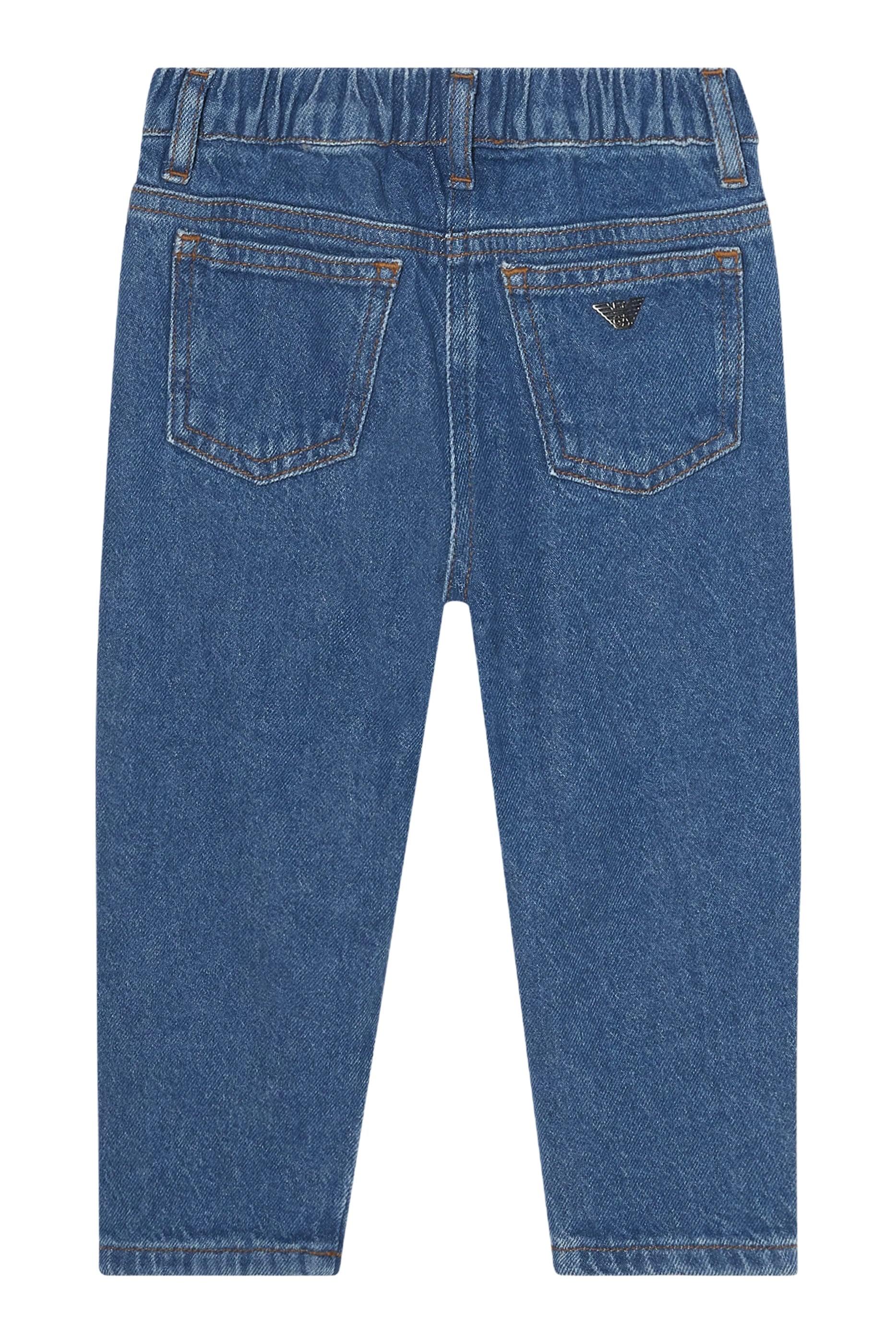 Kids Metal Eagle Logo Denim