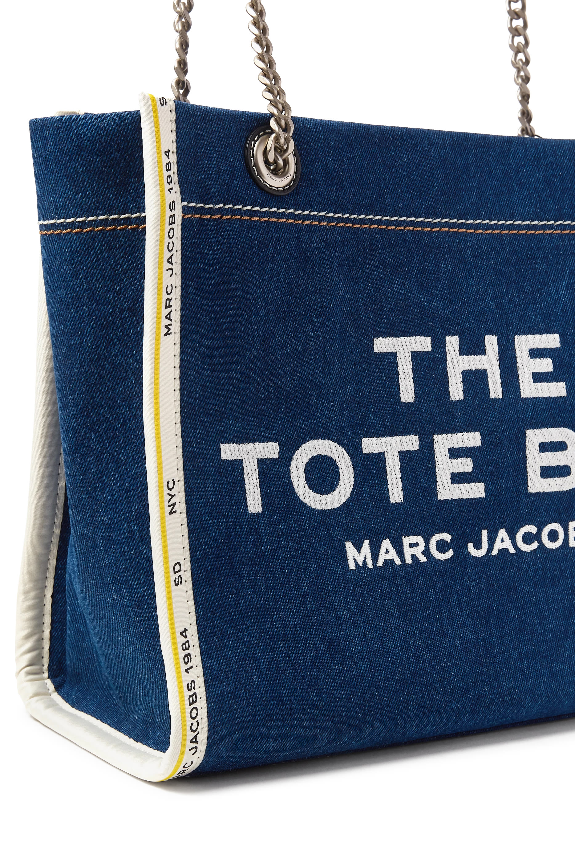 The Denim Chain Tote Bag
