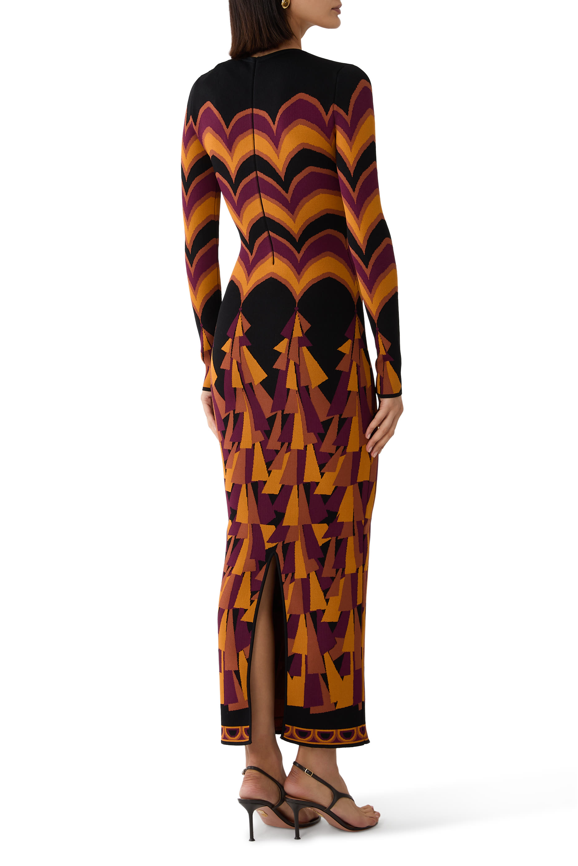 Baiadera Print Jacquard Dress