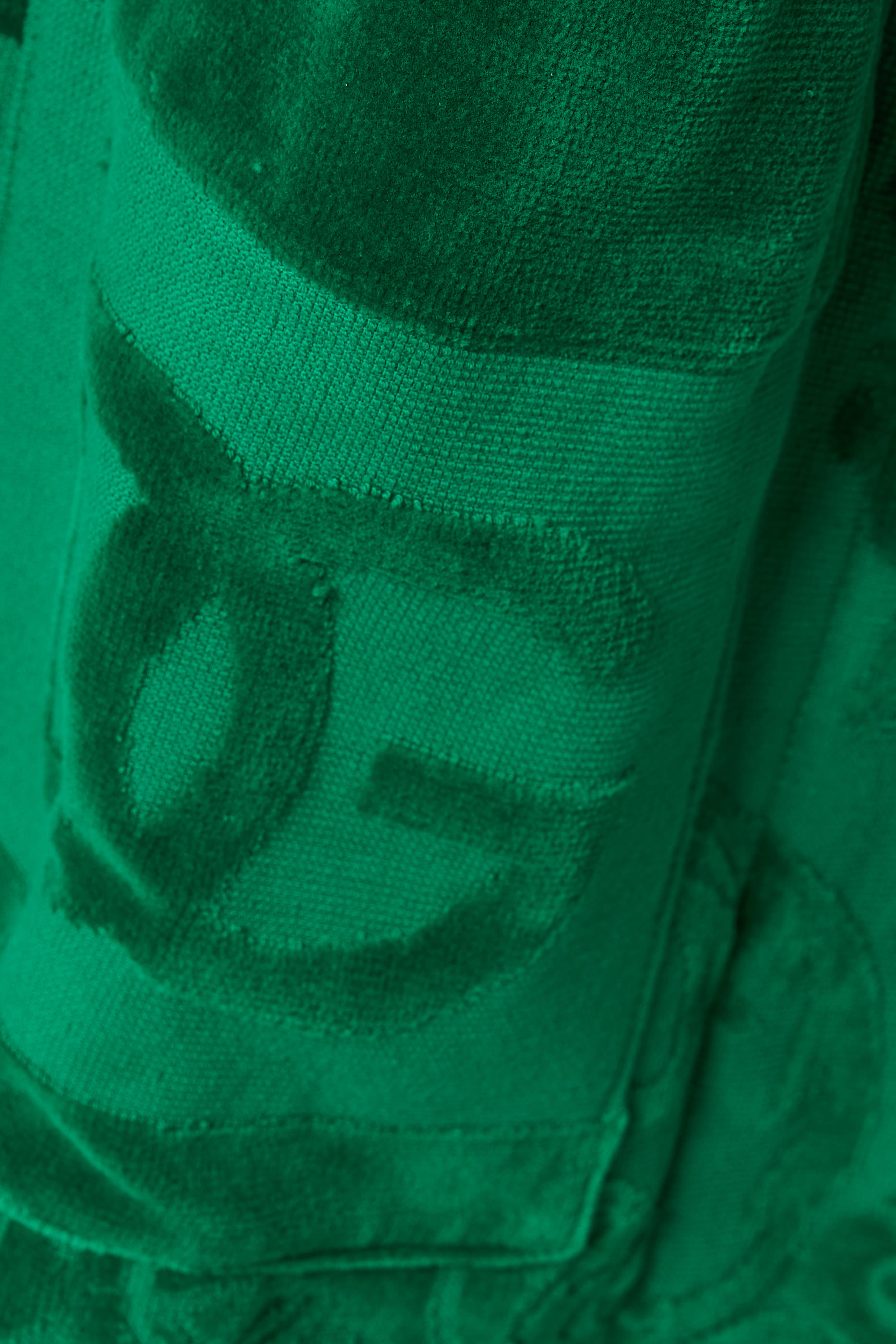 Terry Cotton Jacquard Bathrobe