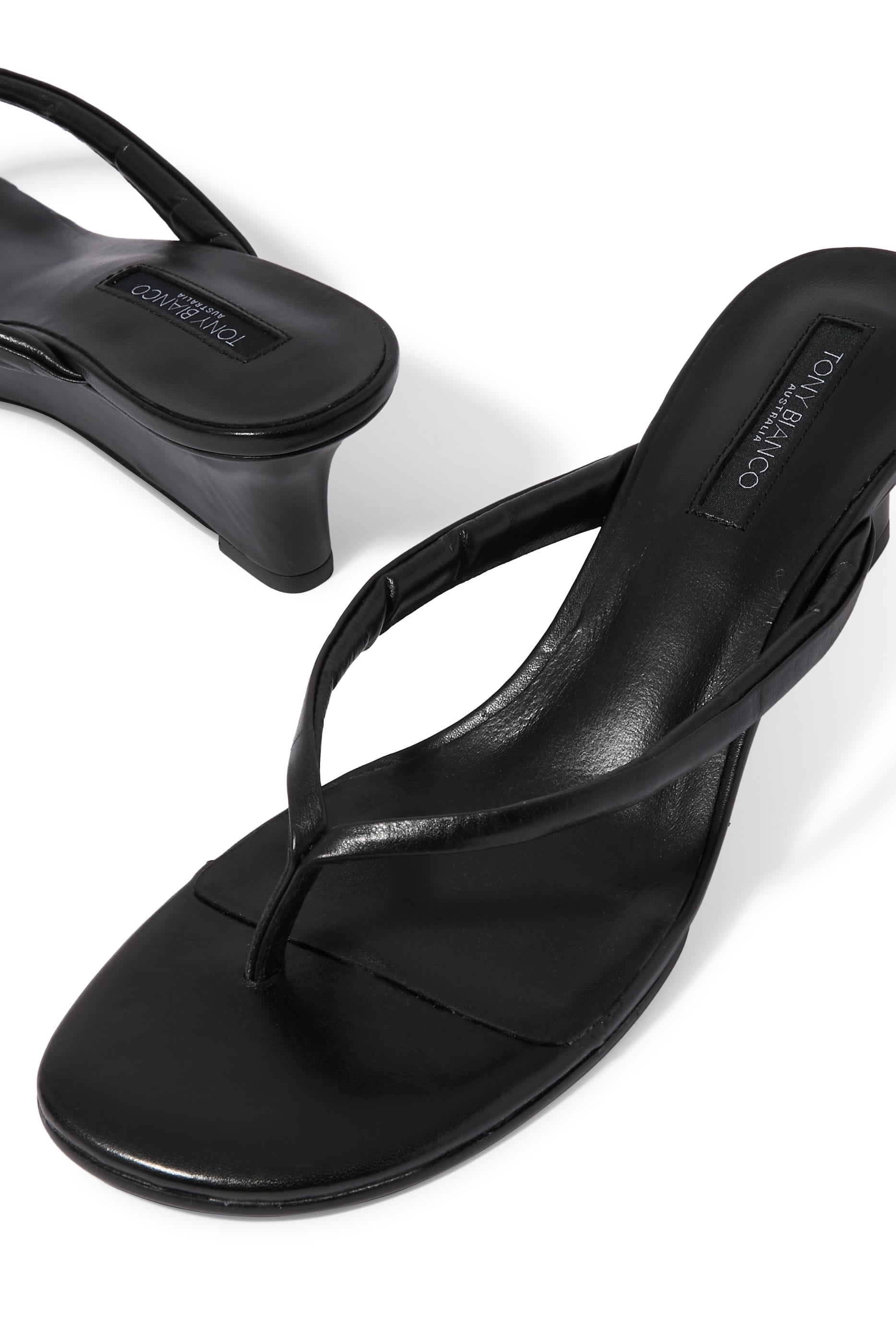 Edgy 50 Vintage Flip Flop Wedges