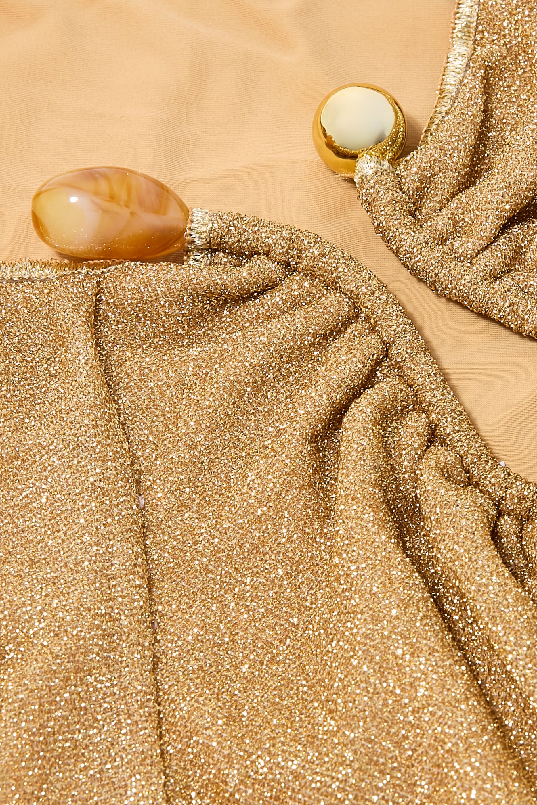 Lumière Stones One Shoulder Maillot
