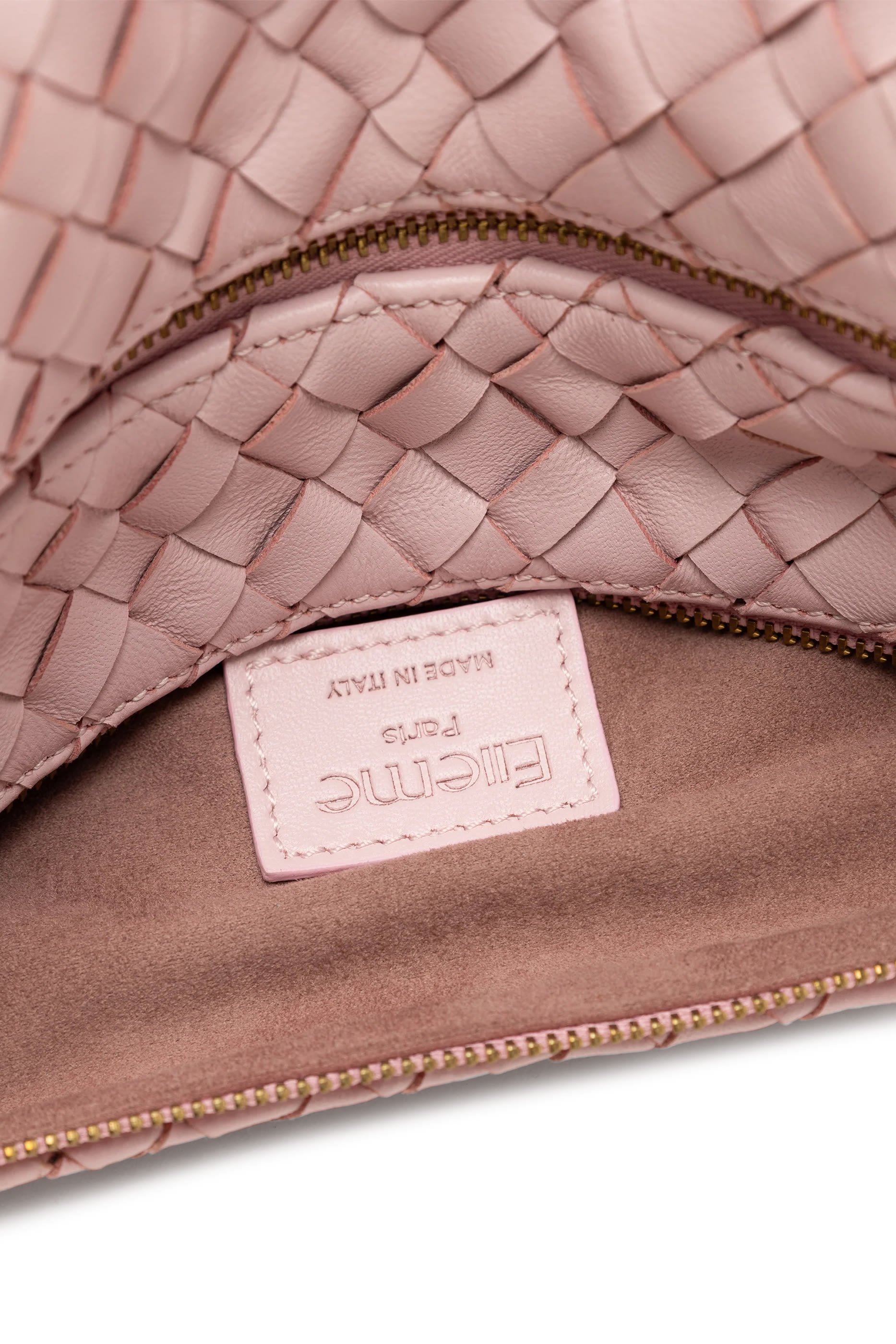 Trousse Chain Woven Leather Bag