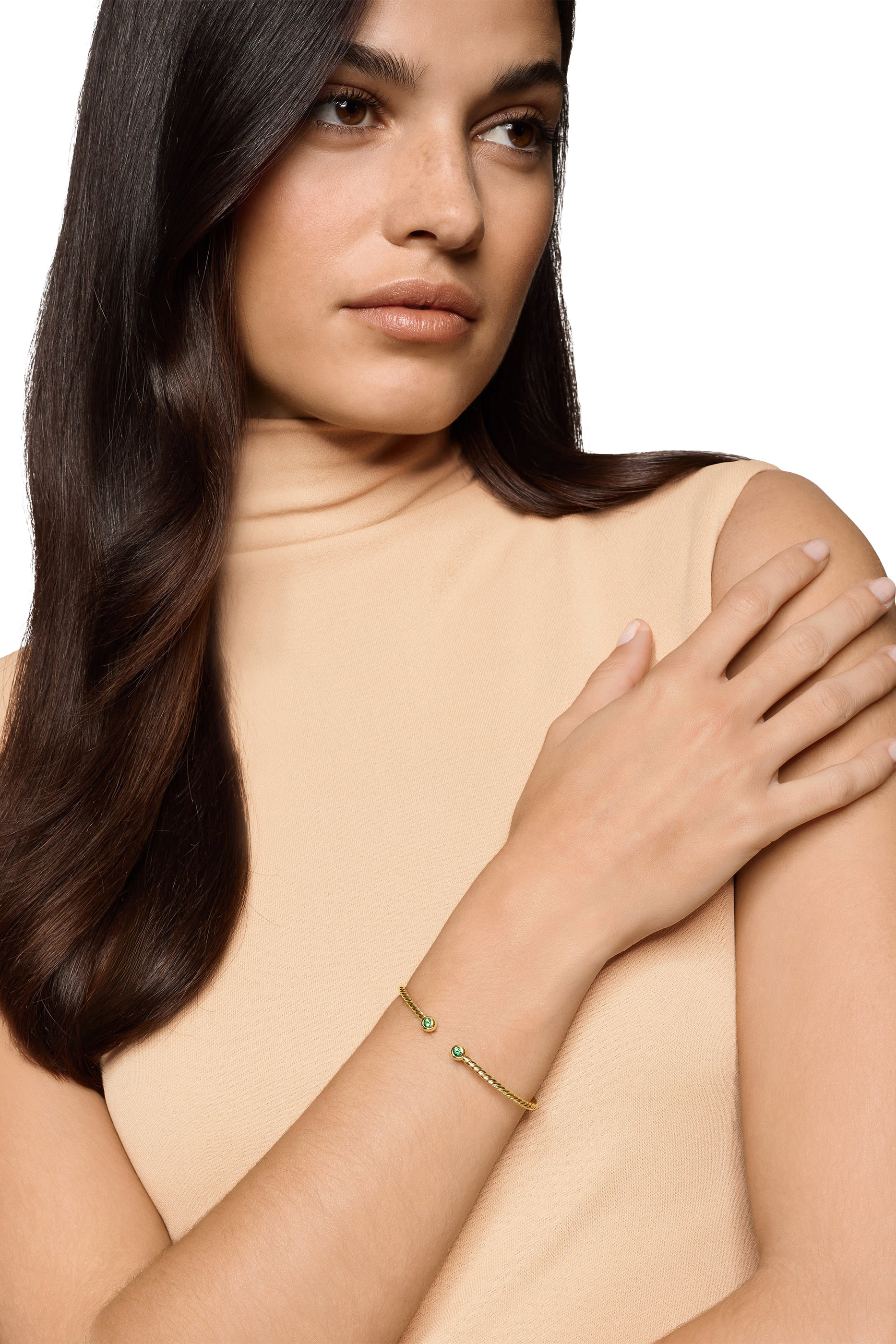  Micro Cablespira® Flex Bracelet, 18K Yellow Gold