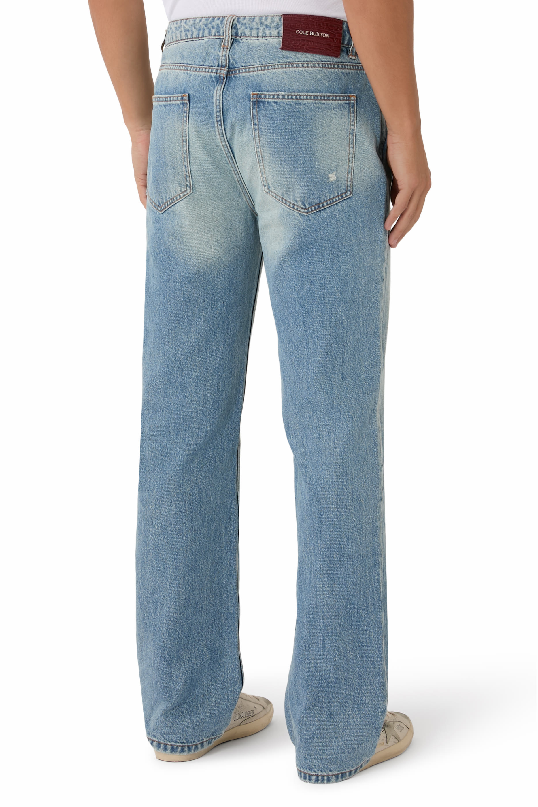 Distressed Denim Jeans