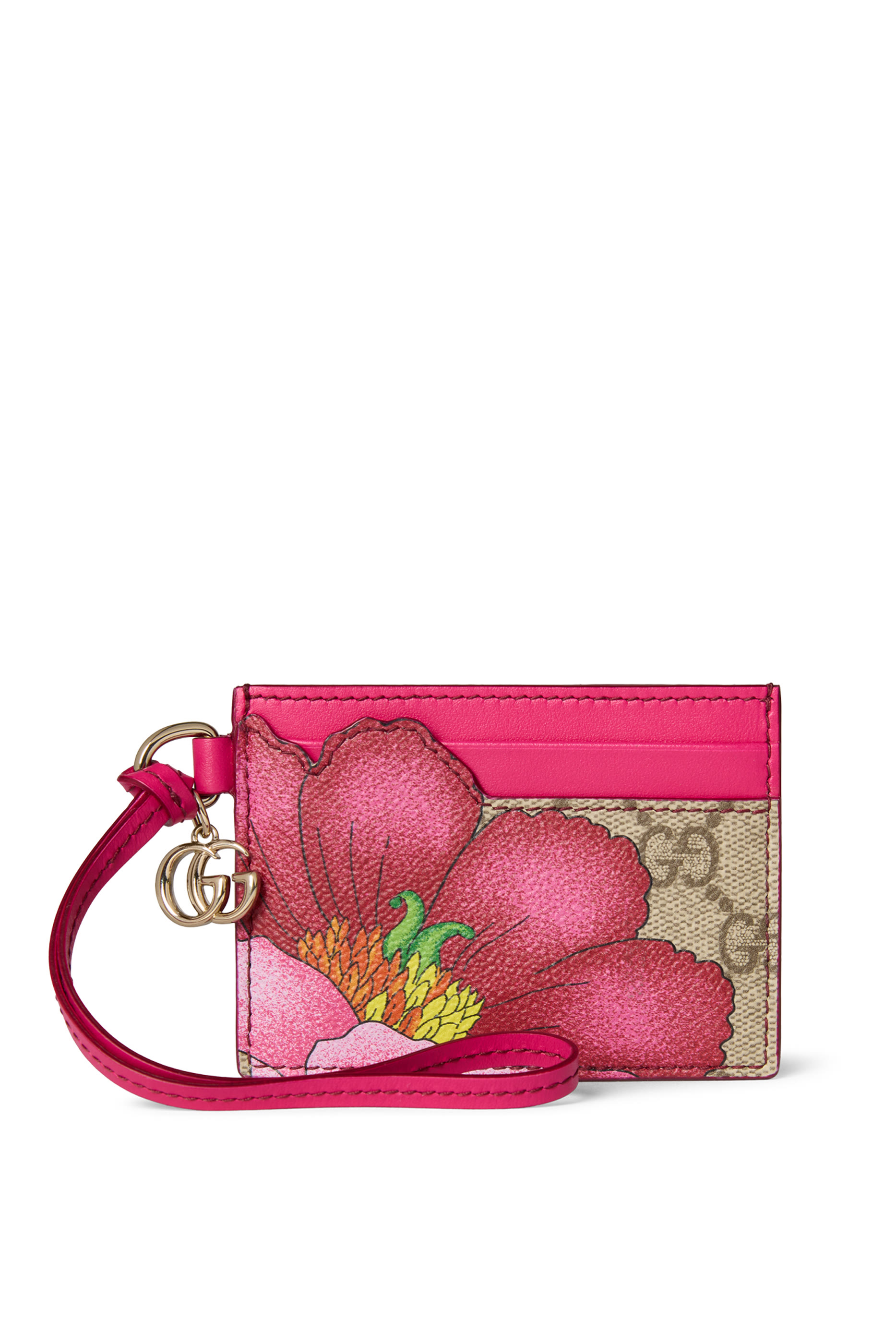 Double G Floral Card Case