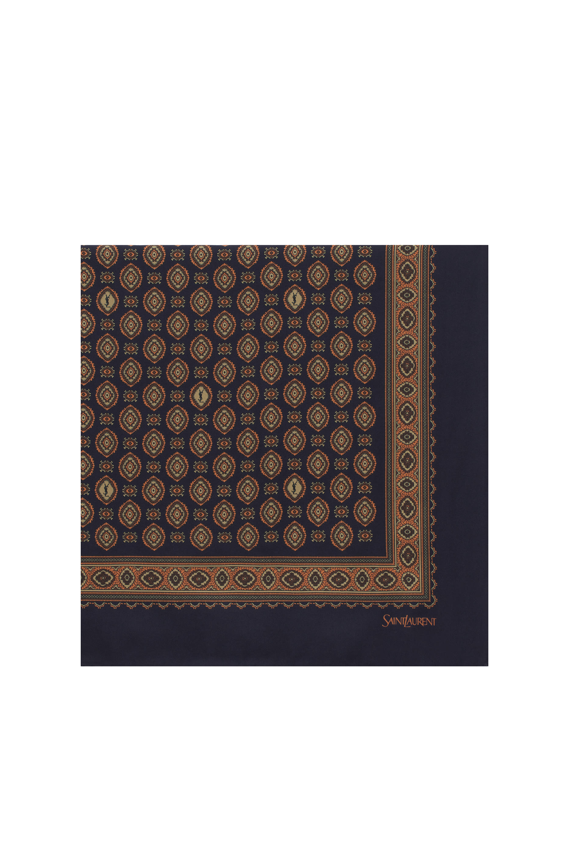 YSL Medallion Carré Scarf