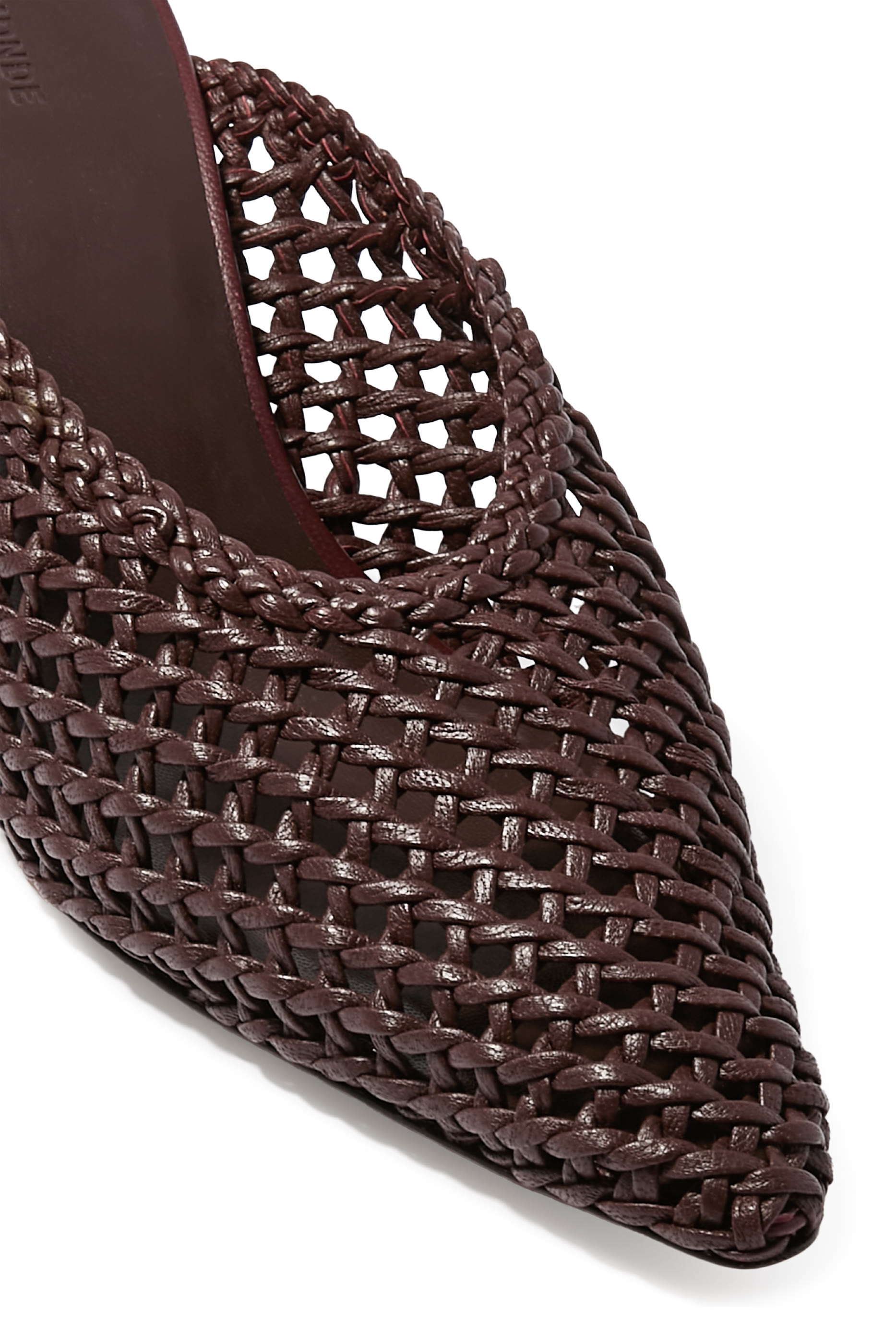 Victoria 70 Wedge Knotted Mules