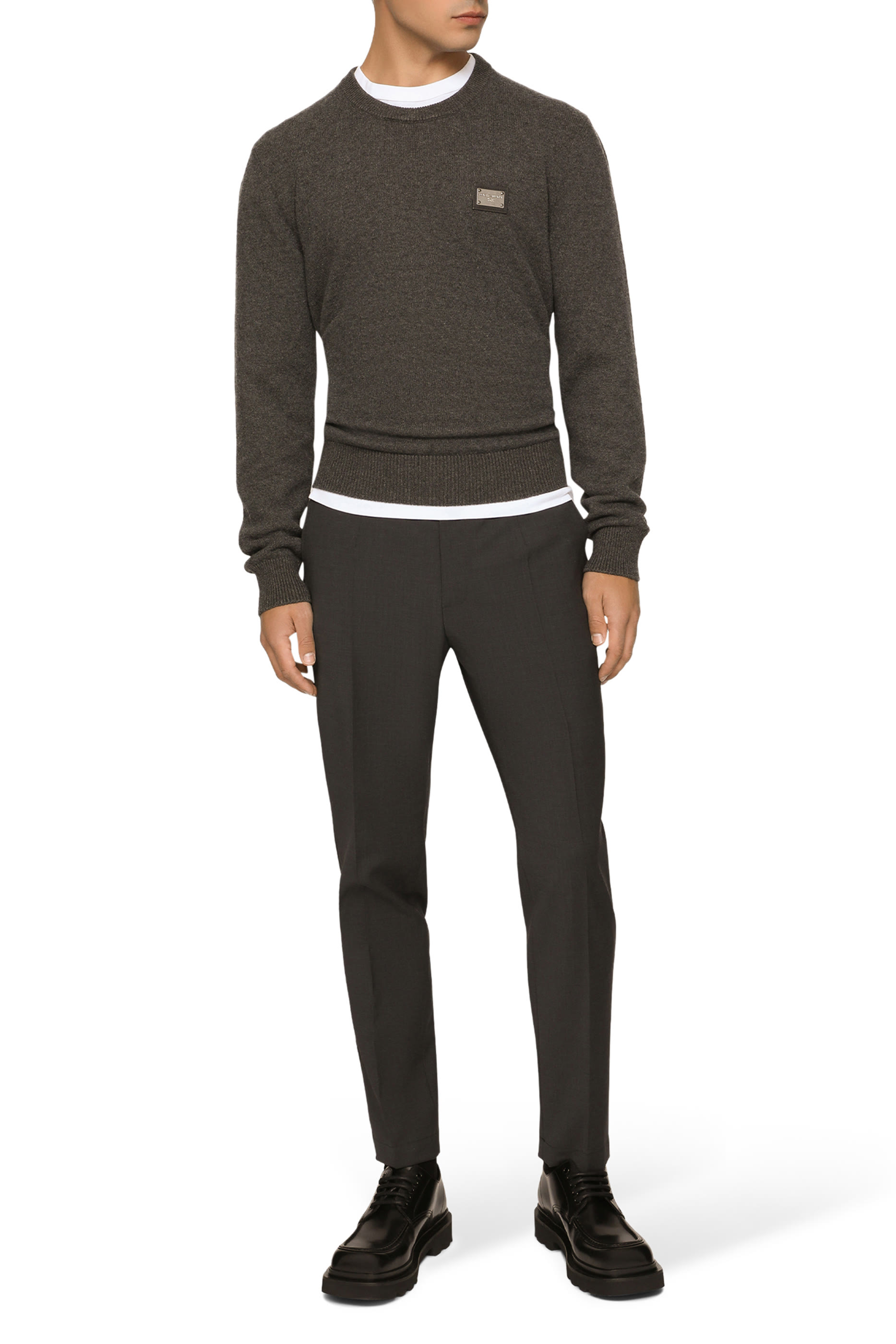 Wool Round-Neck Sweater