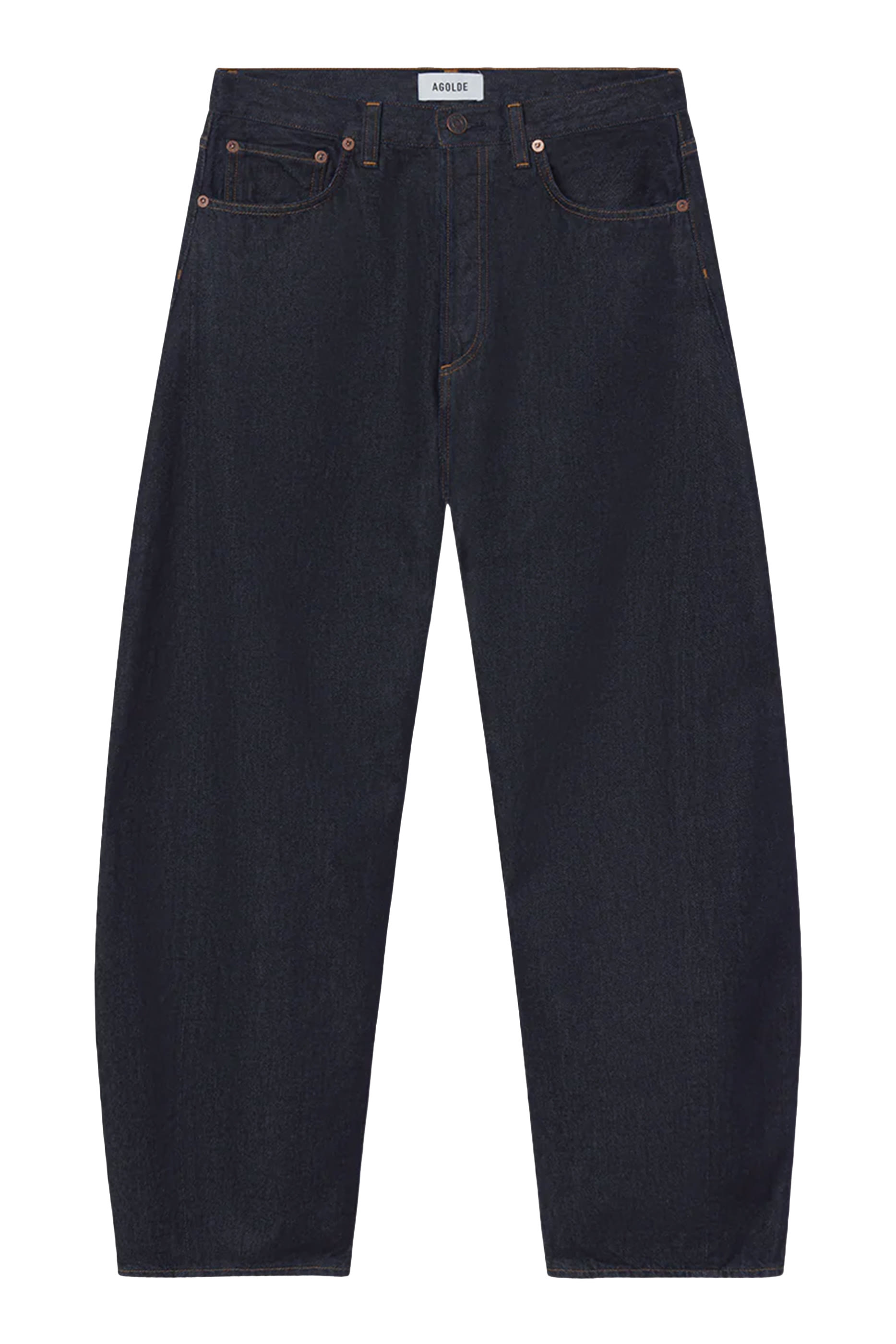 Luna High Rise Pieced Taper Jeans