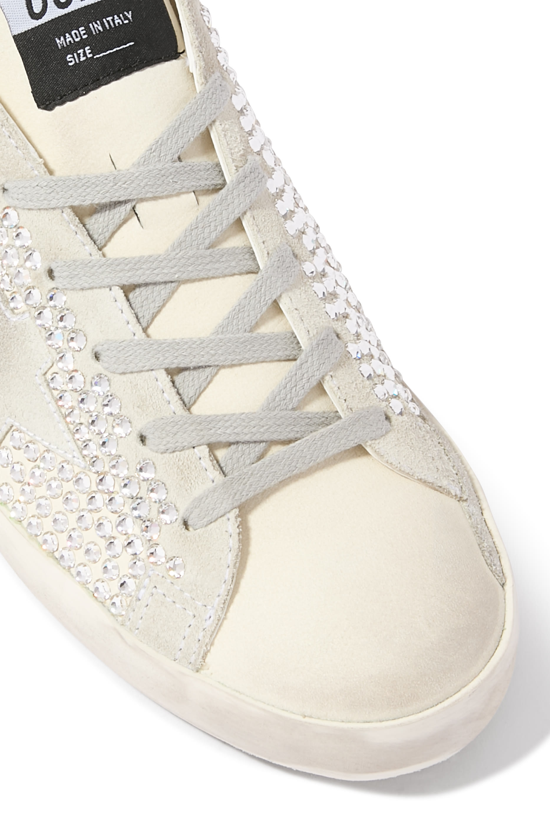 Super-Star Sneakers with Swarovski Crystals
