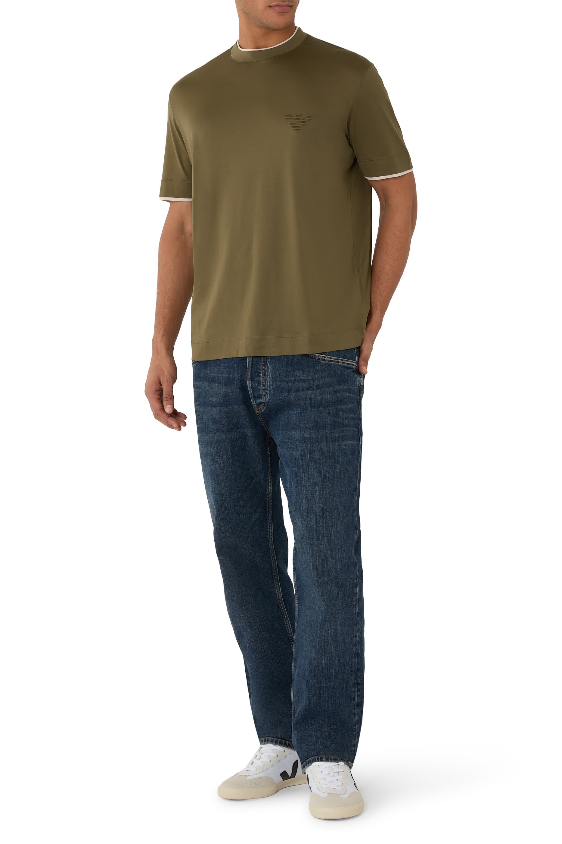 EA Logo Embroidery T-Shirt