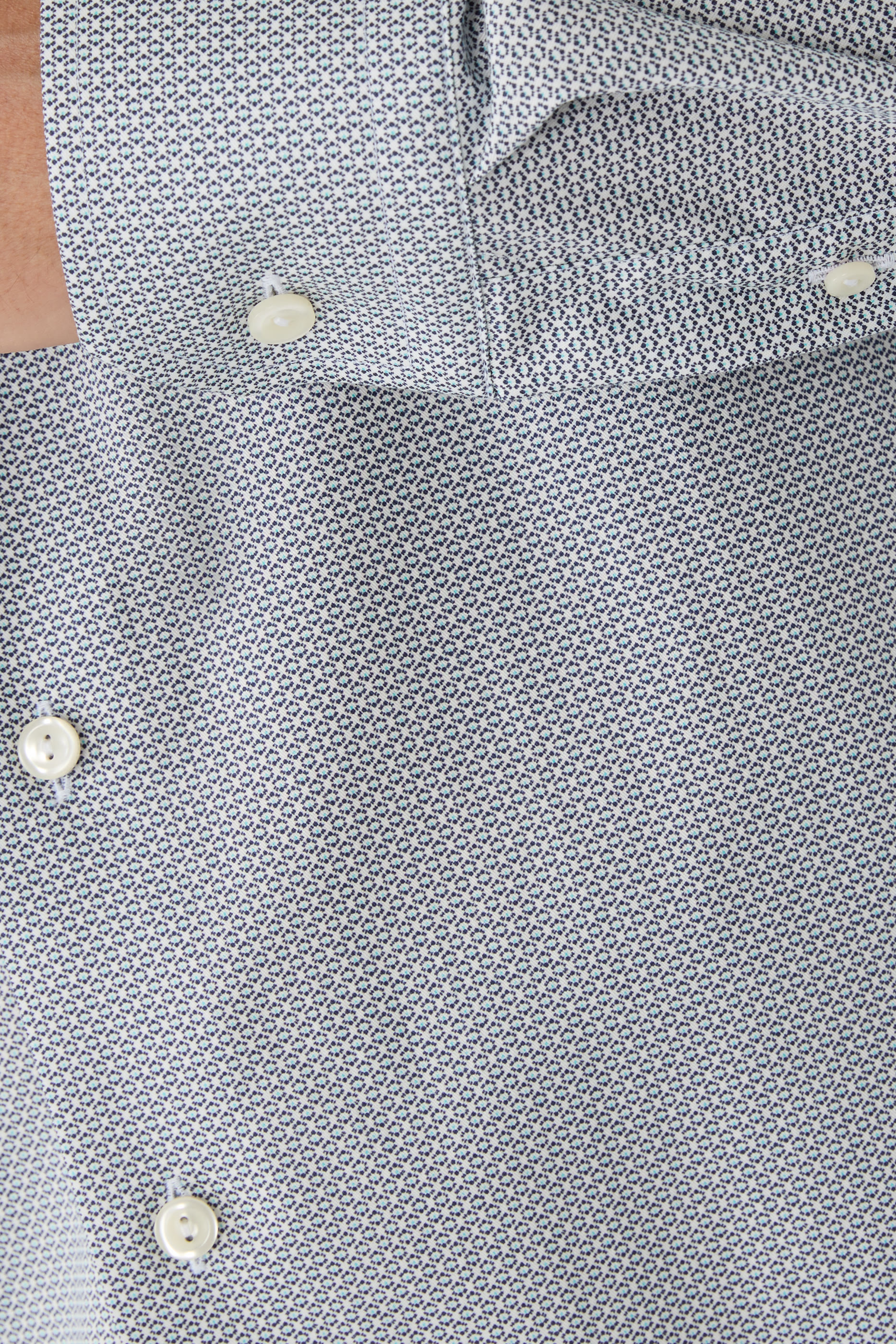 Geometric Signature Twill Shirt