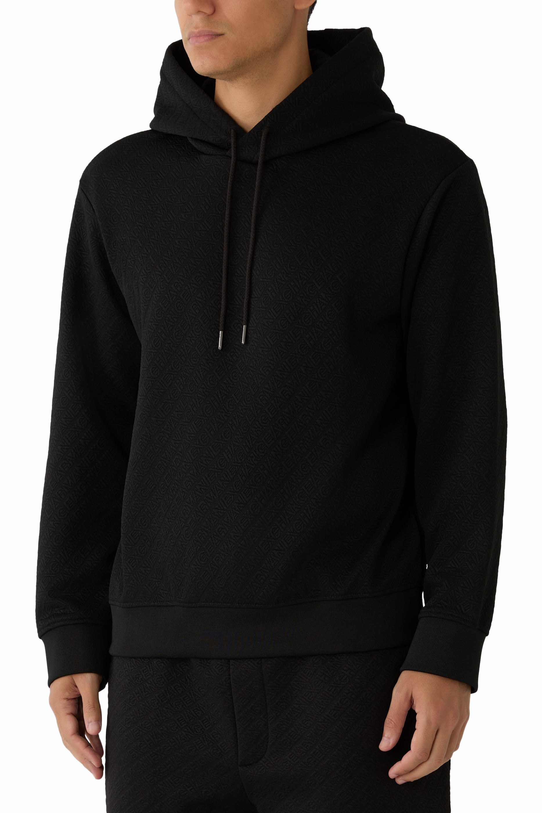 Stretch Jacquard Hoodie