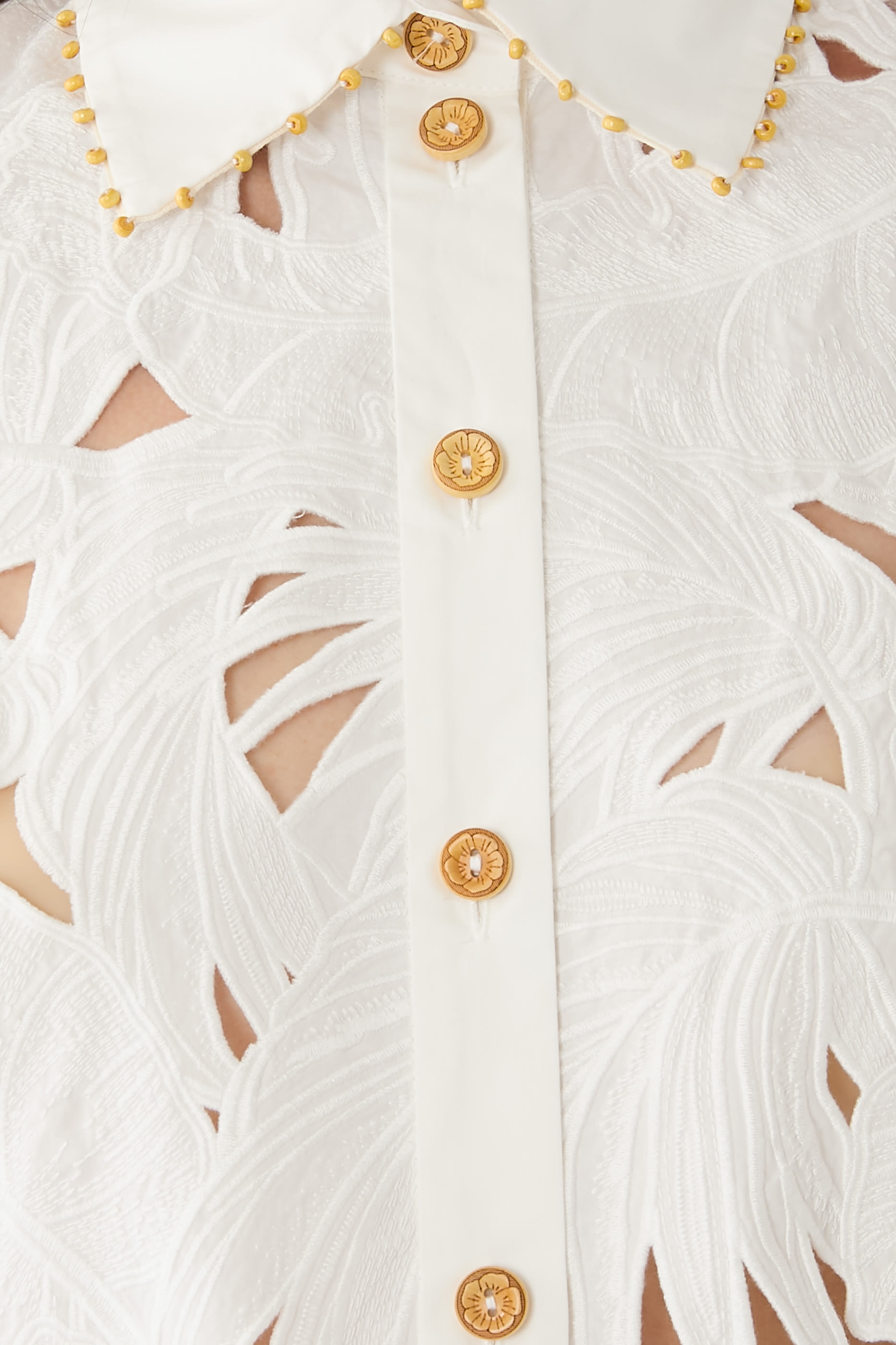 Mahon Embroidered Crop Shirt