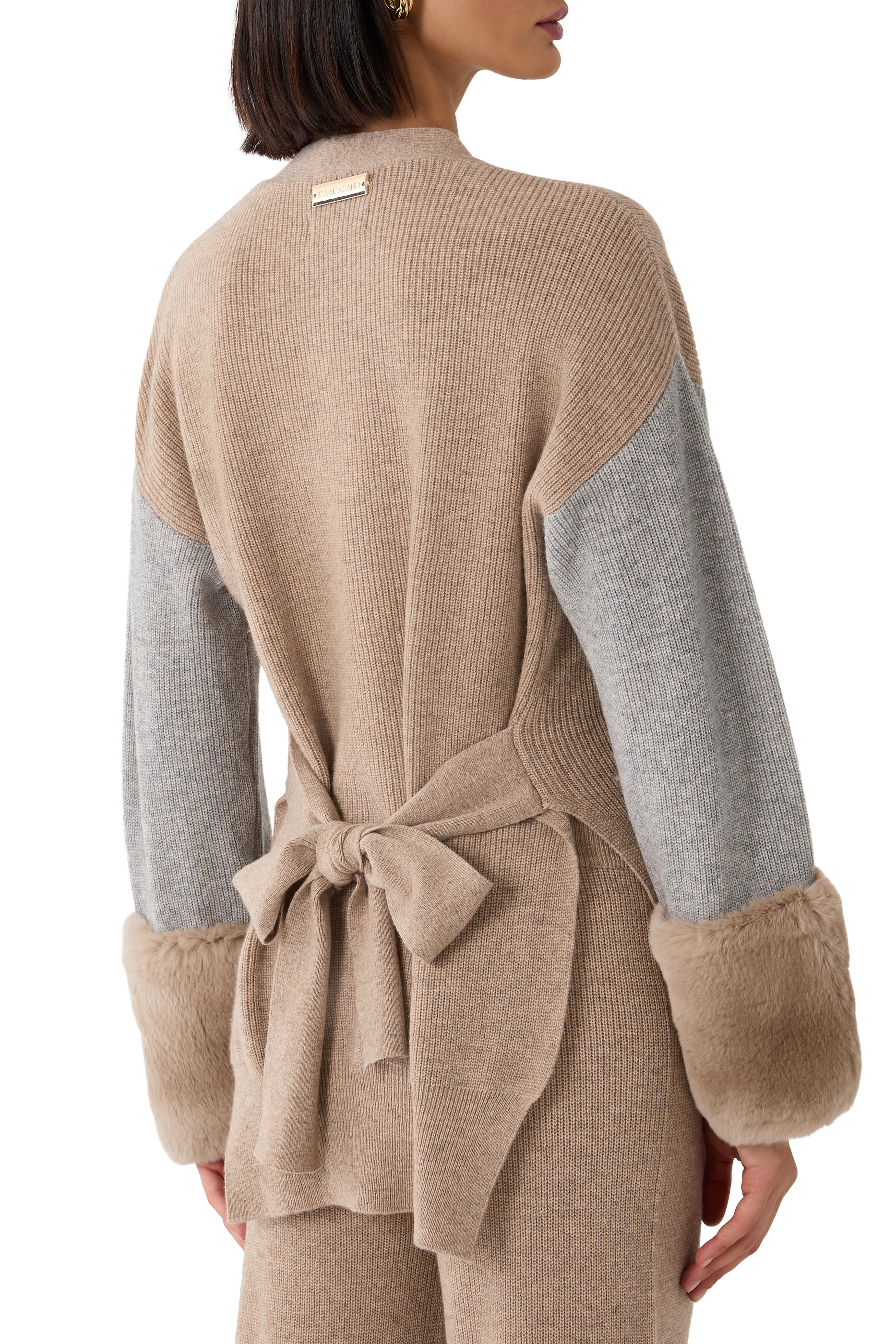 Tie Detail Cuff Cardigan