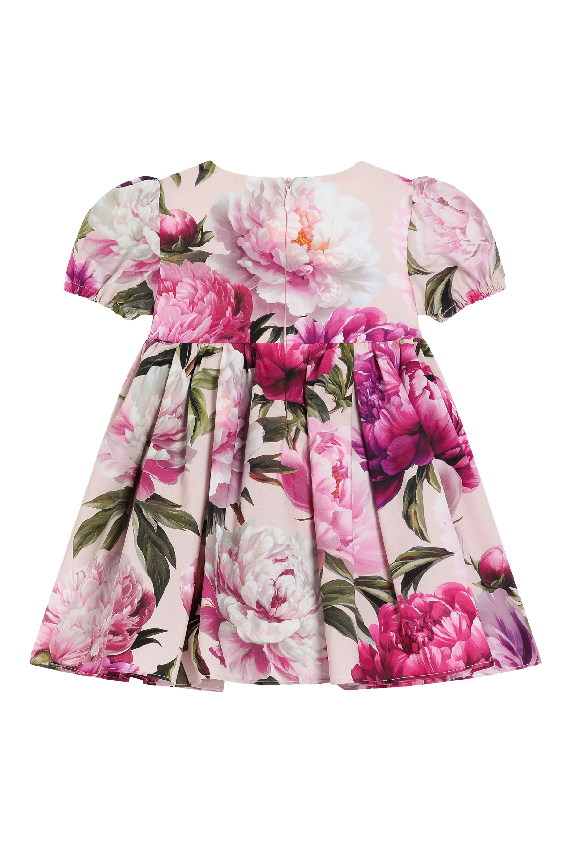 Kids Peony-Print Poplin Dress 