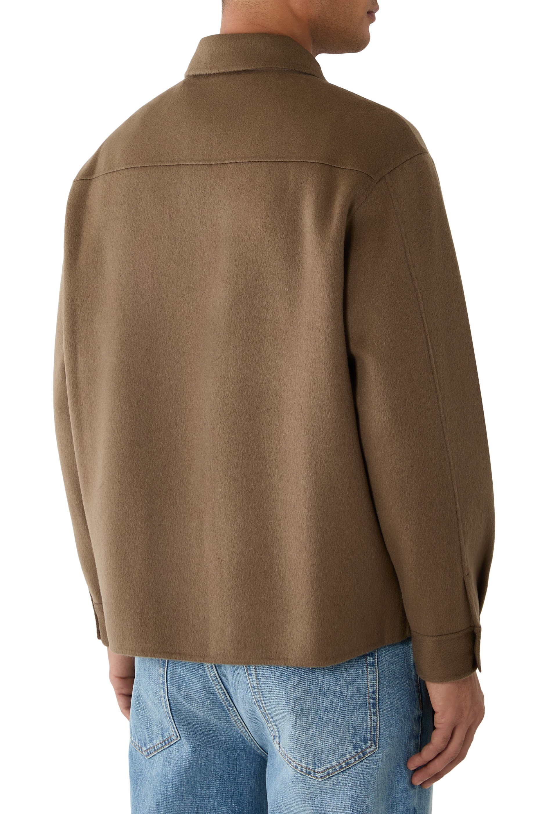 Double Face Zip Shirt Jacket