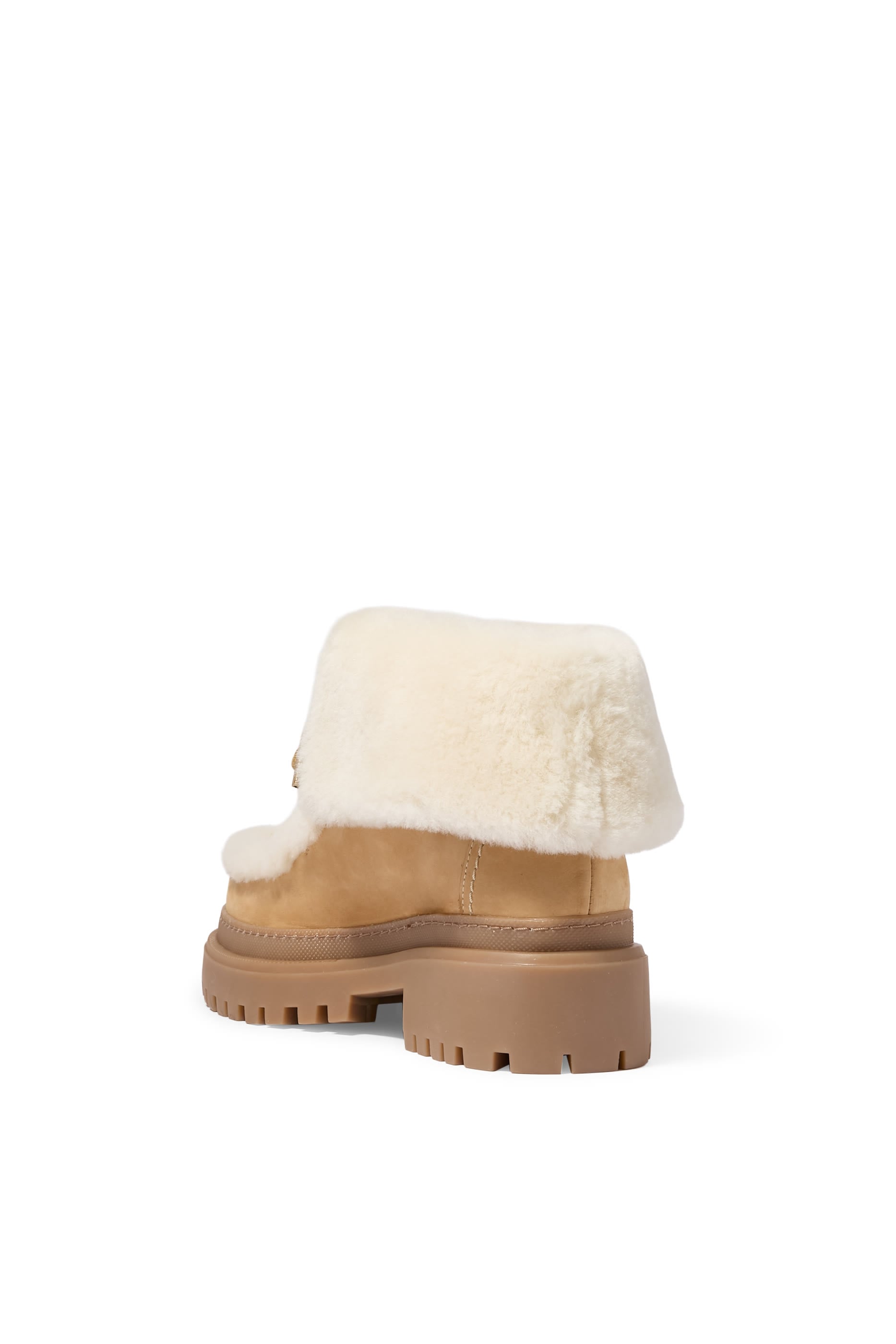  Suede and Brushed Merinillo Lambskin Ankle Boots 