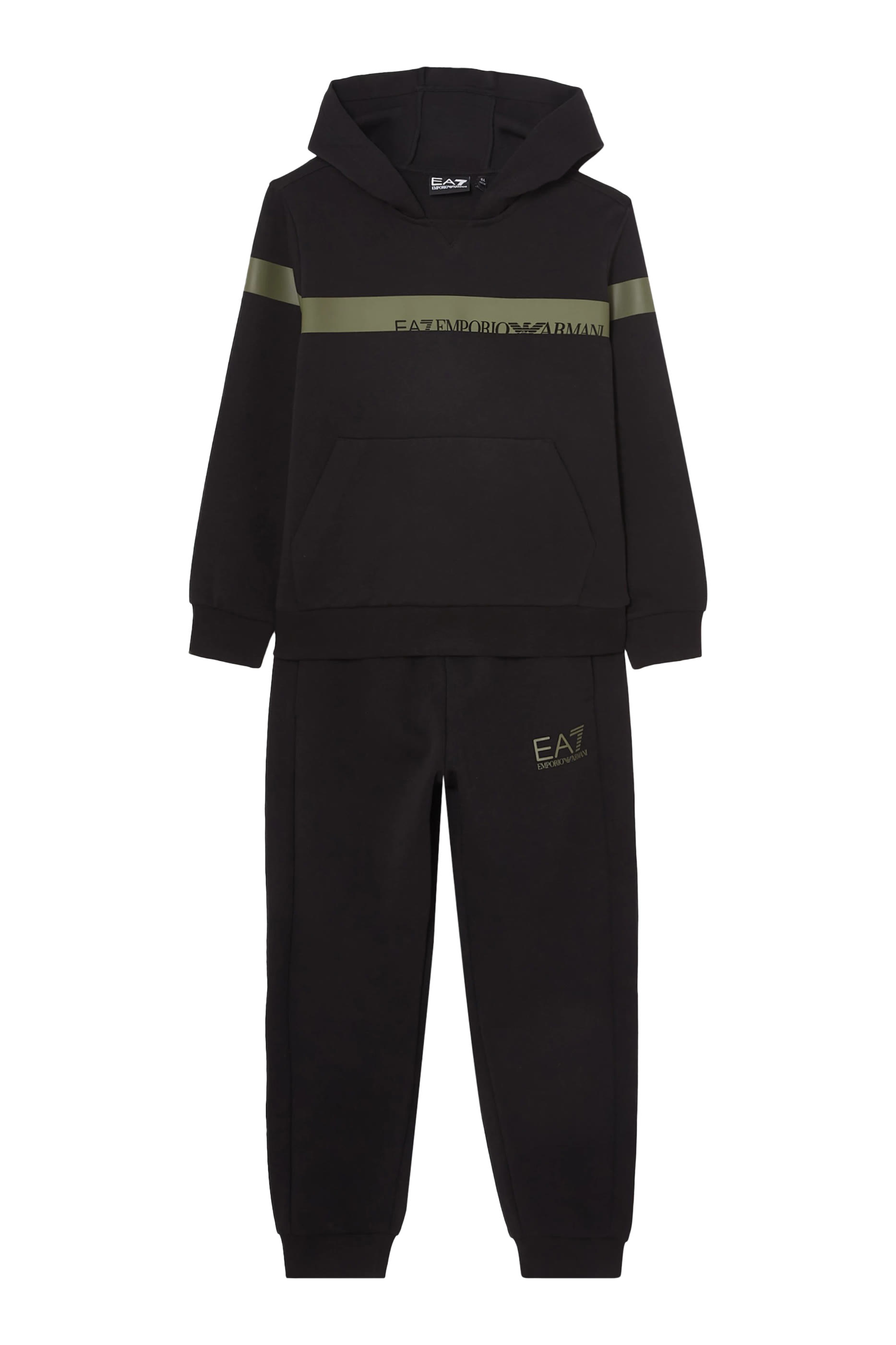 Kids EA7 Logo Tracksuit Set