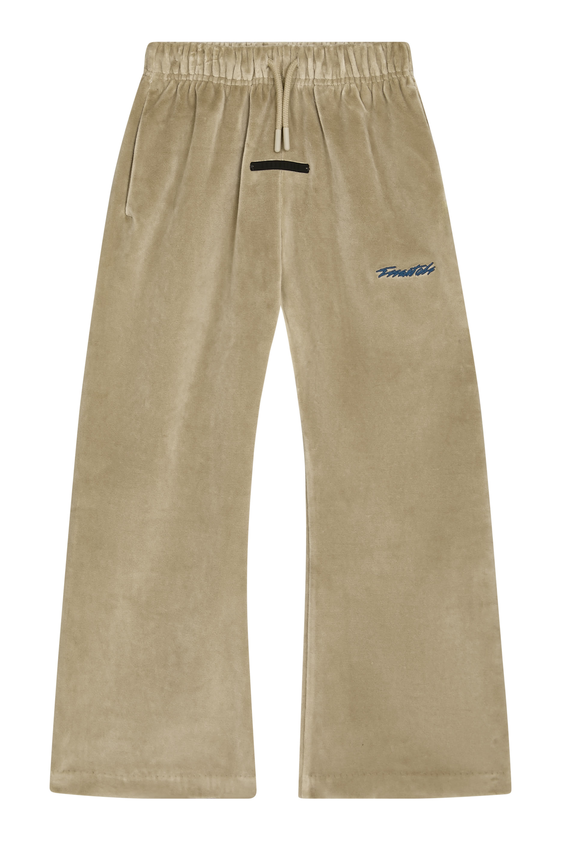 Kids Velour Open Hem Wide-Leg Joggers