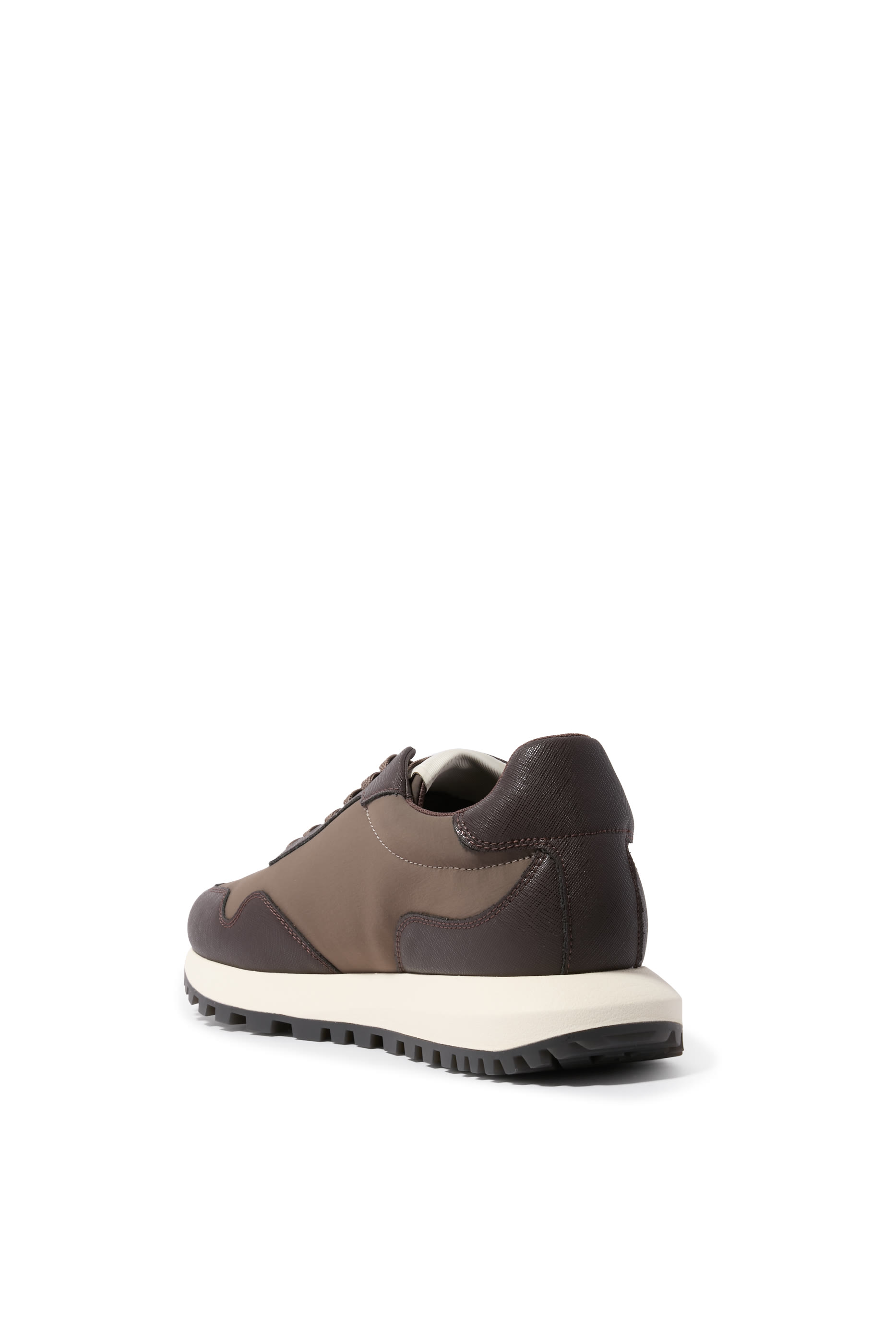 ASV Recycled Nylon Sneakers with Regenerated Saffiano Details
