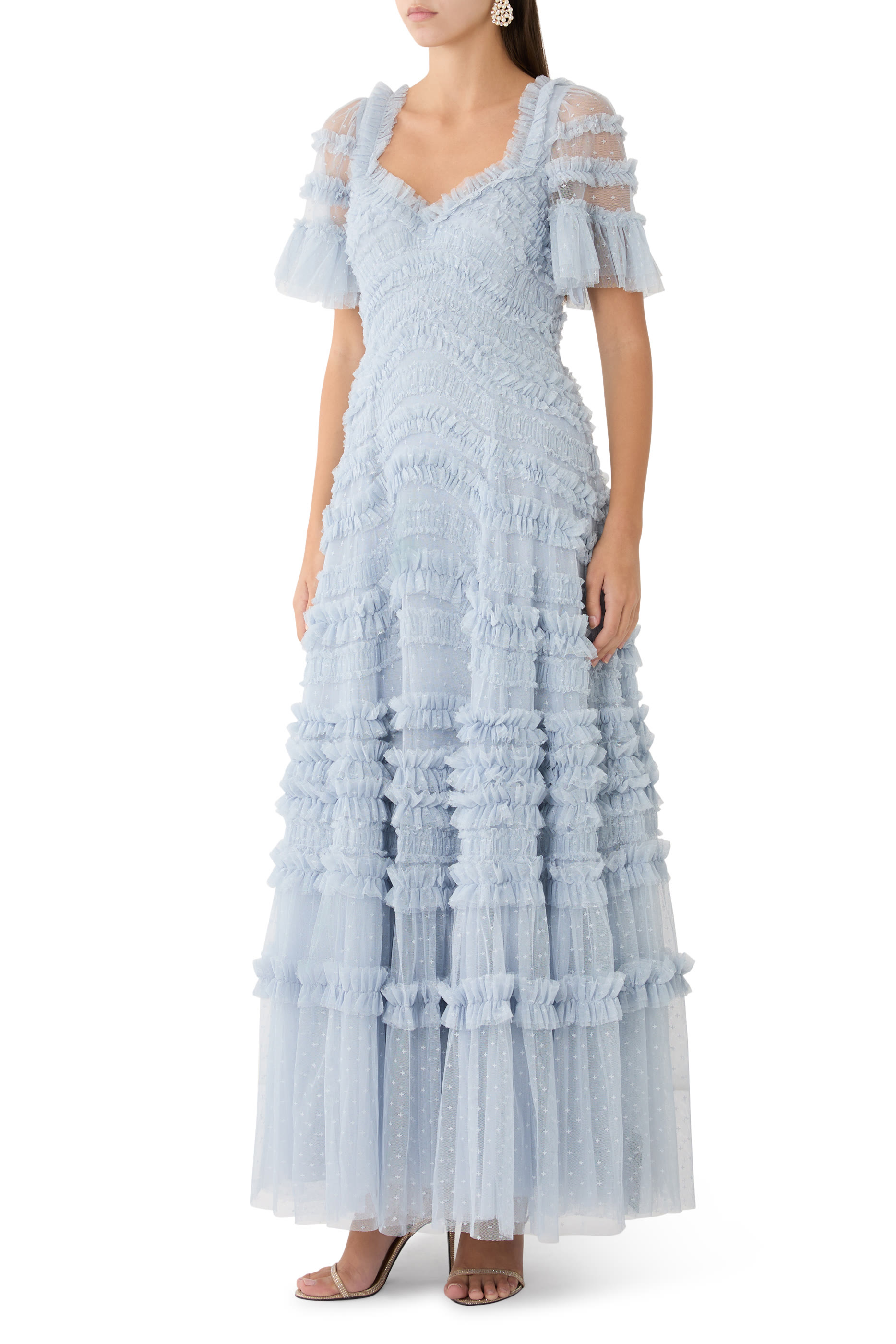 Amara Ruffle Gown 