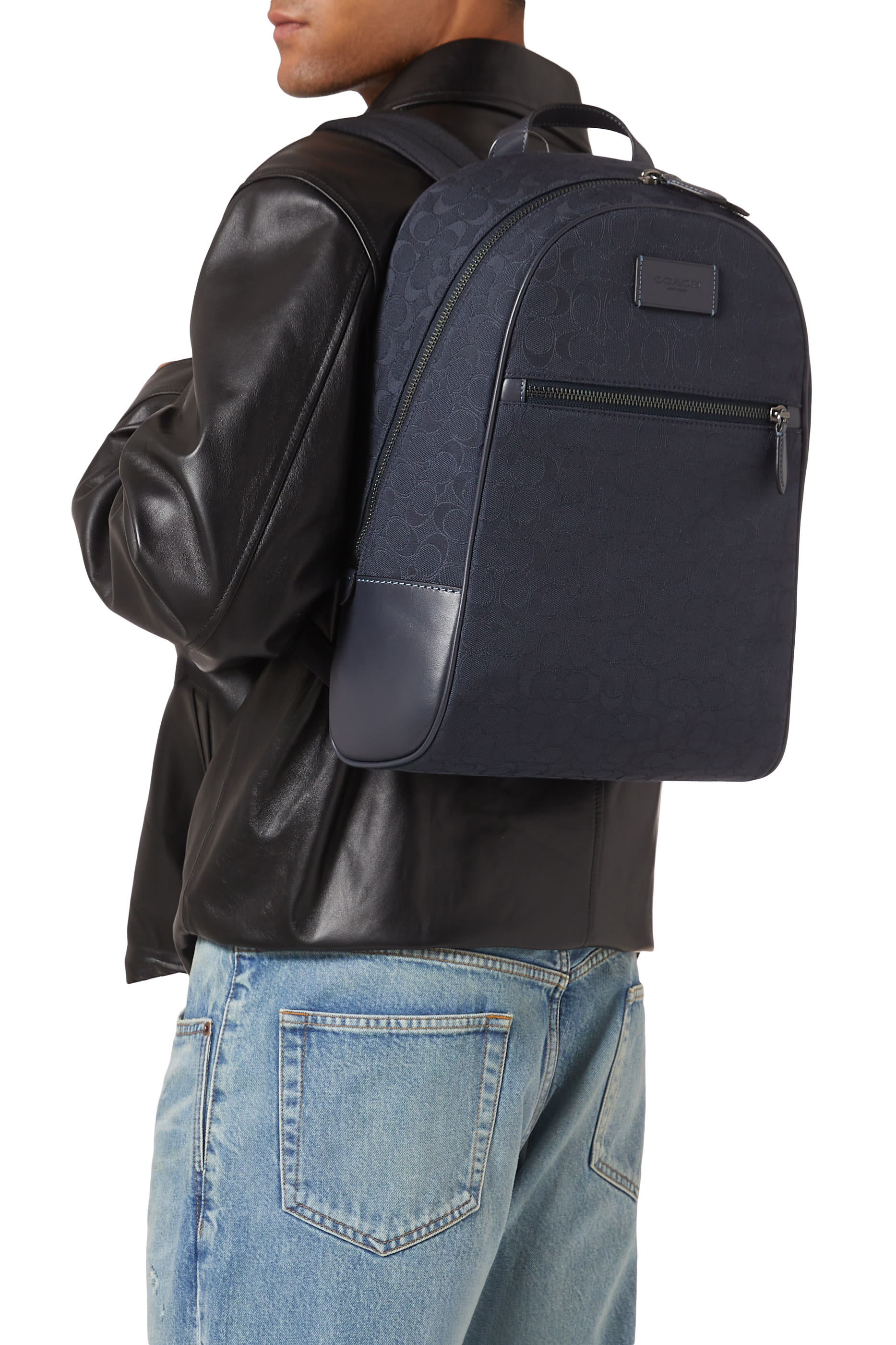 Signature Jacquard Theo Backpack
