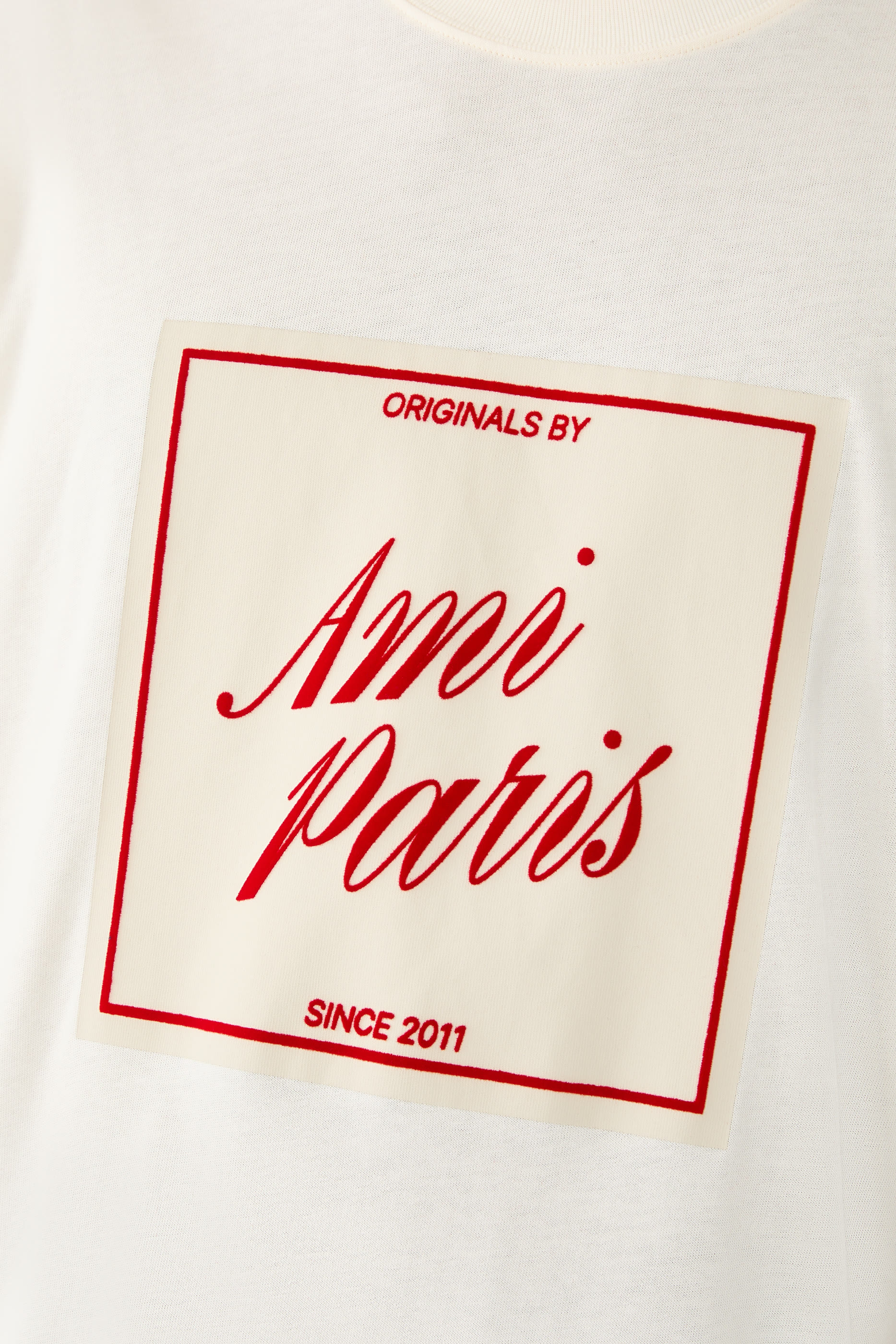 Cotton Ami Paris Heritage Print T-Shirt
