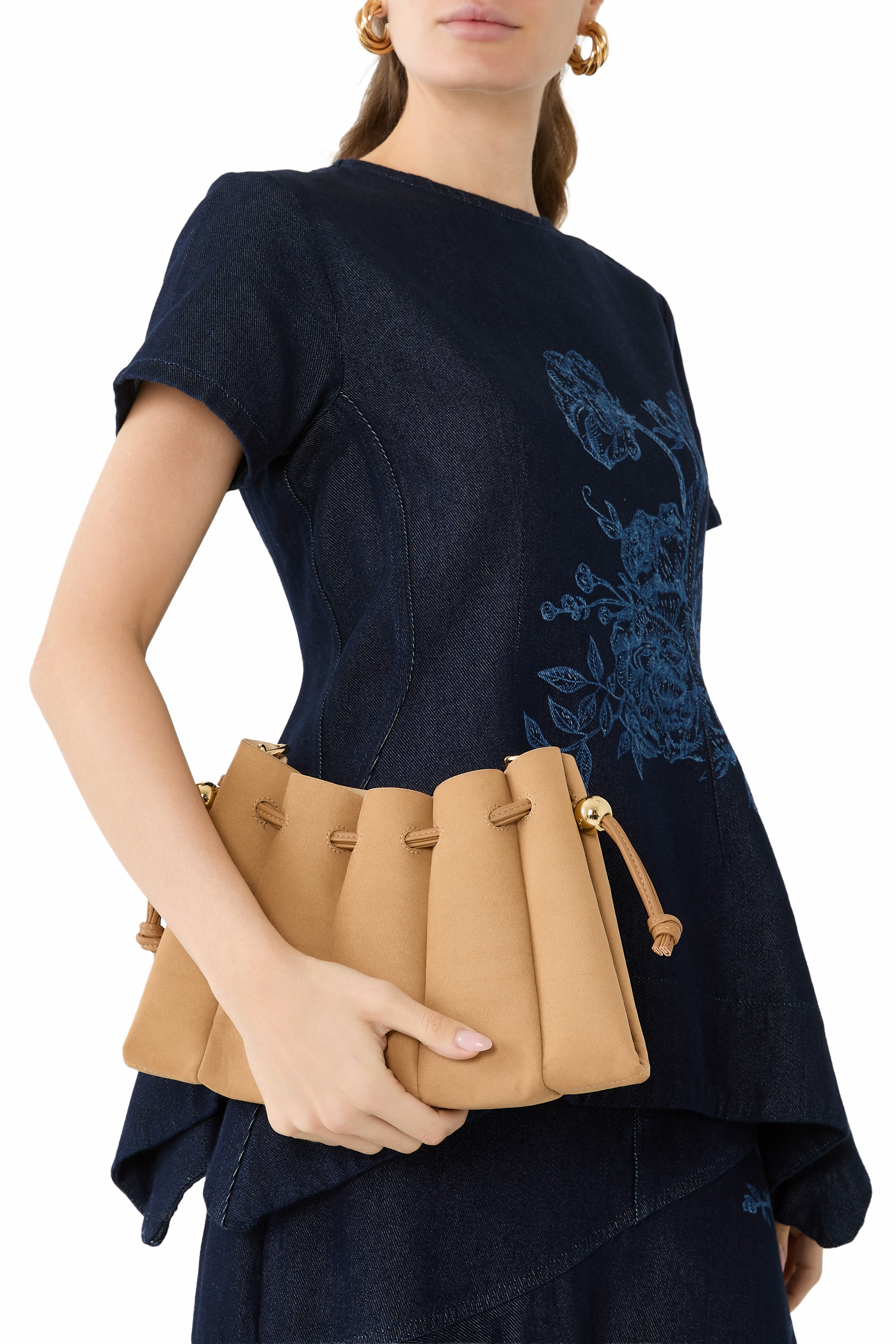 Dafne Suede Finish Crossbody Bag 