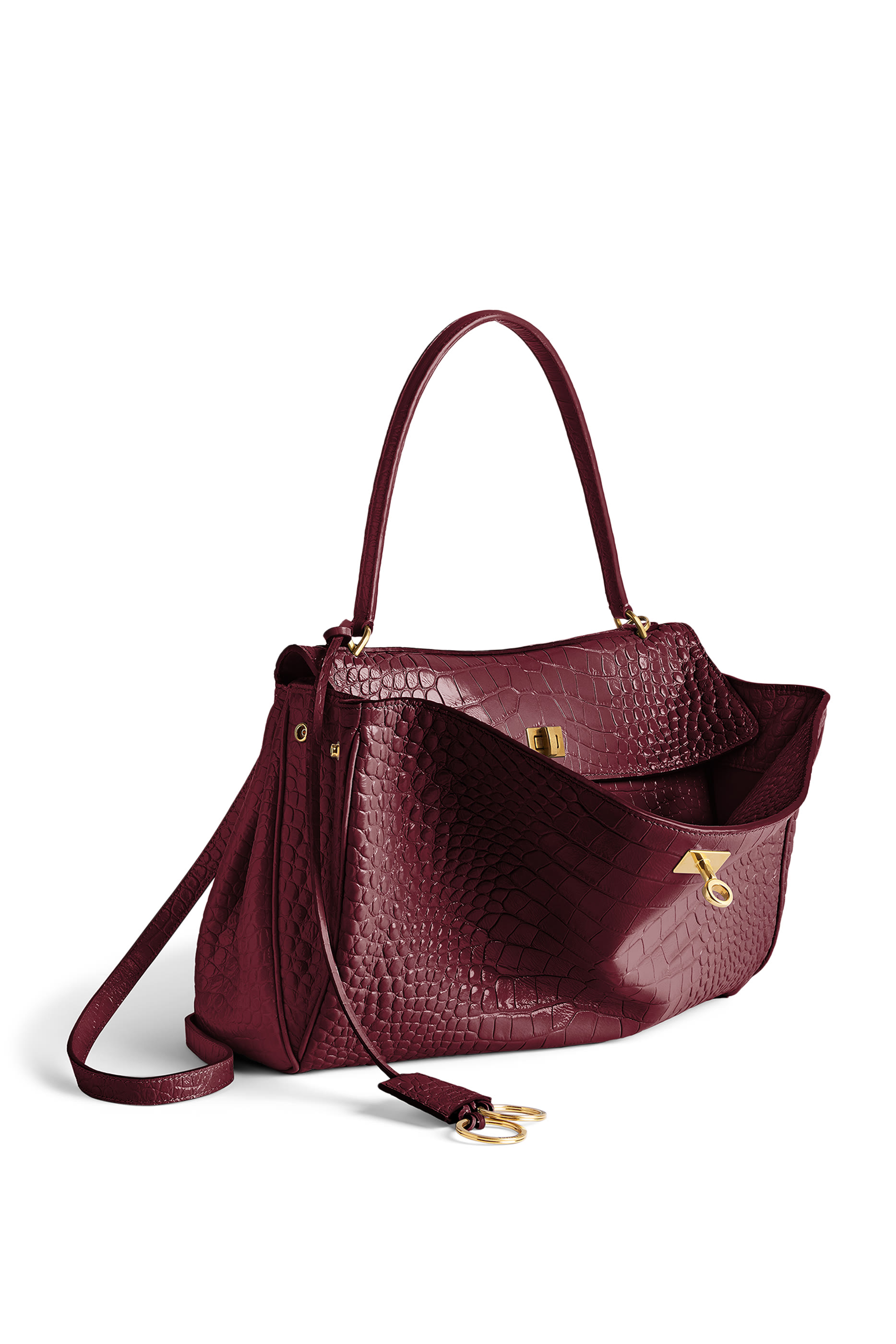 Rodeo Croc Embossed Handbag Medium