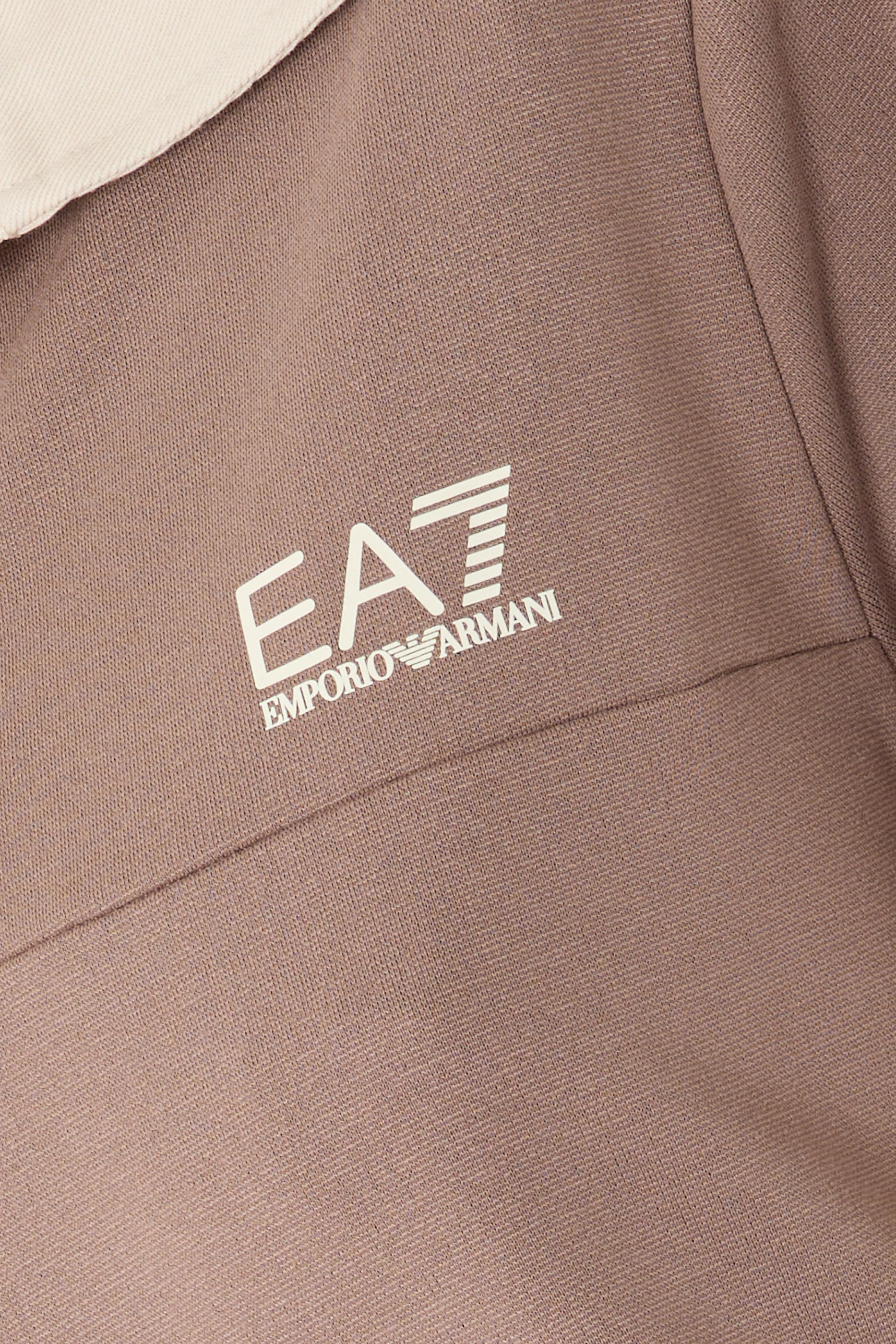 EA7 Contrast-Collar Polo Shirt