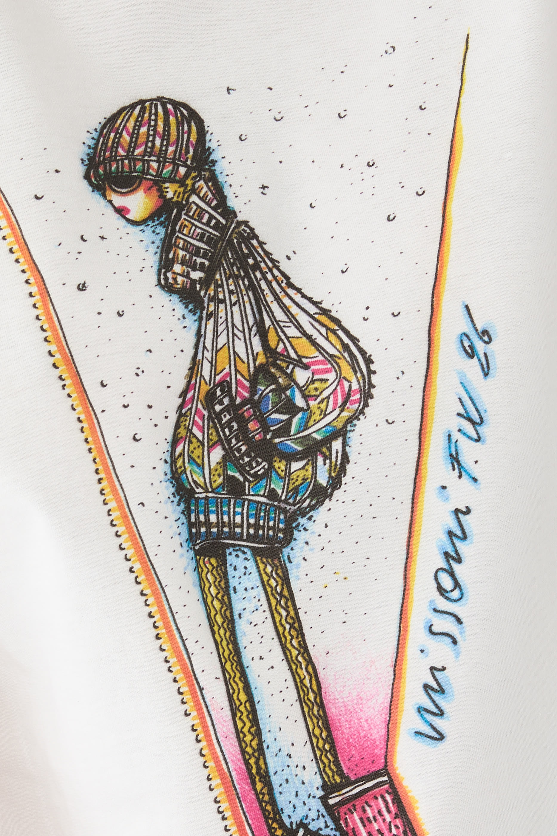 Printed Cotton Jersey Crewneck T-Shirt 