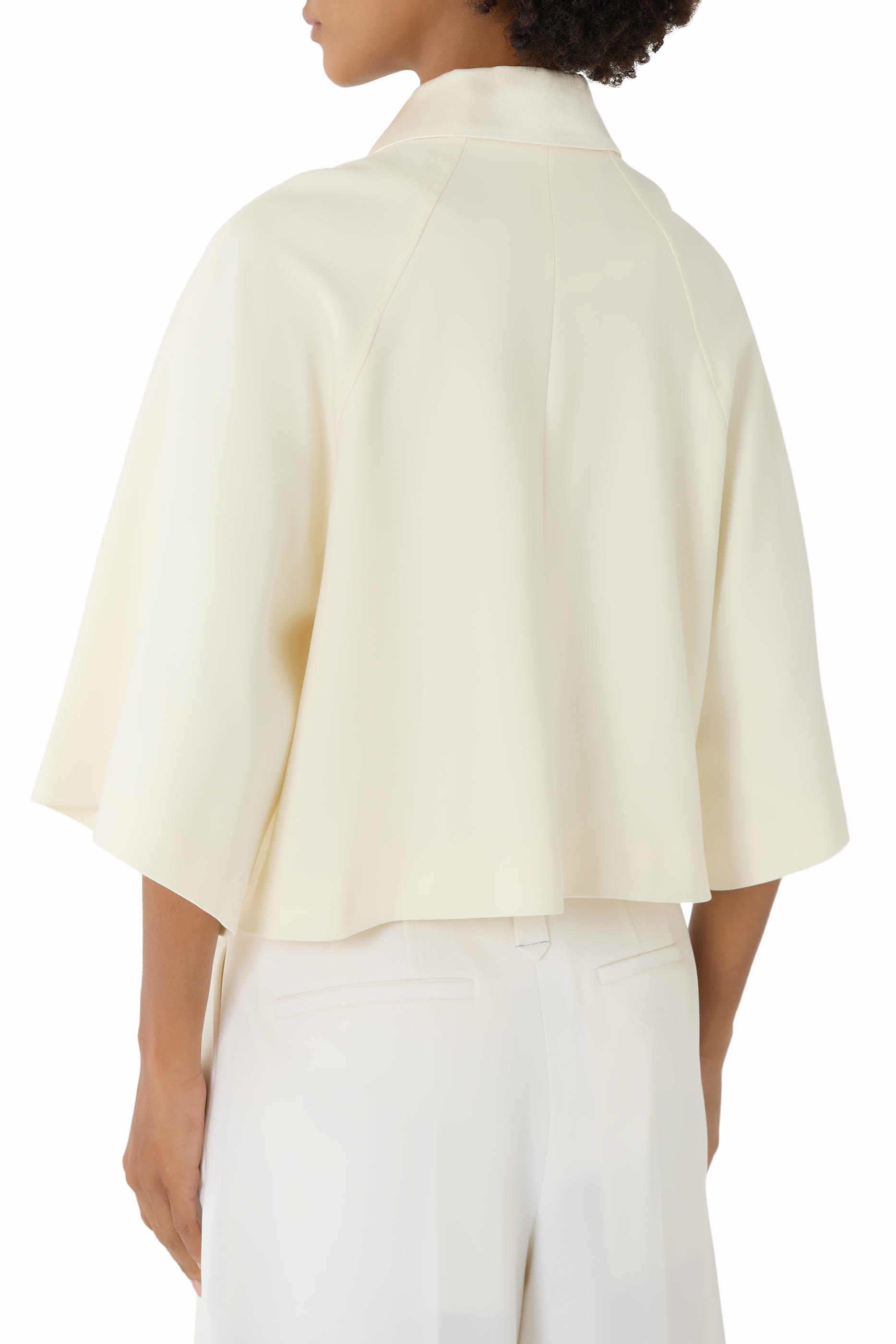 Double-Breasted Crop Jacket 