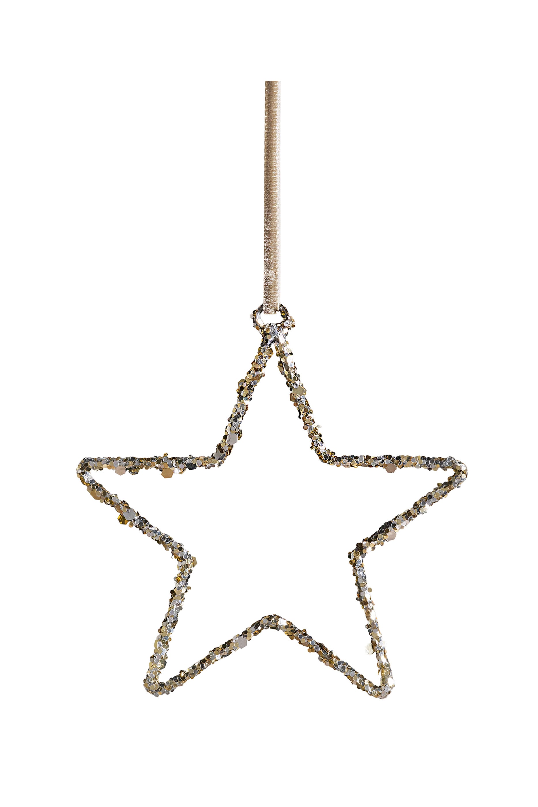 Glitter Star Decoration