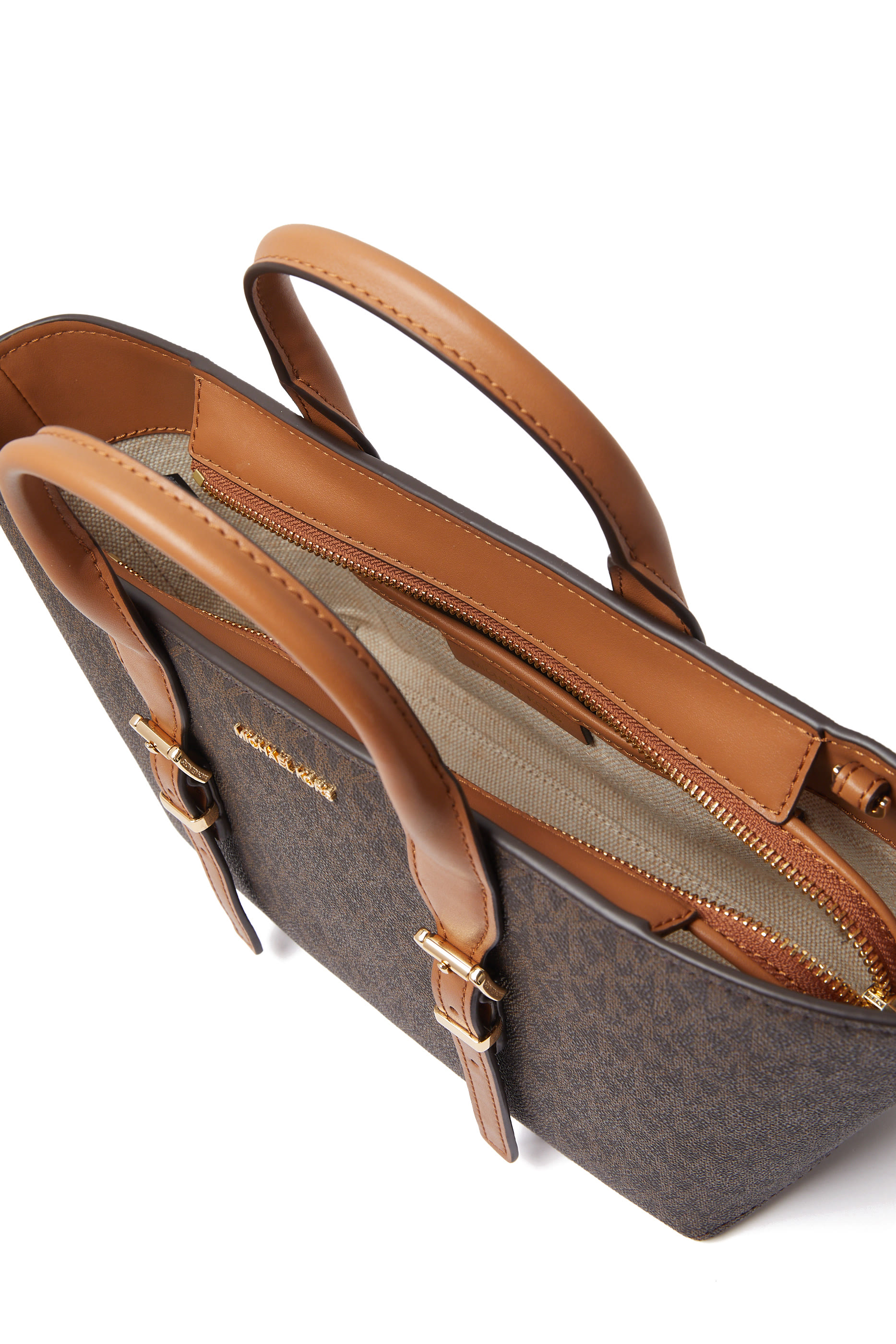 Small Moore Logo Coated Canvas Tote Bag