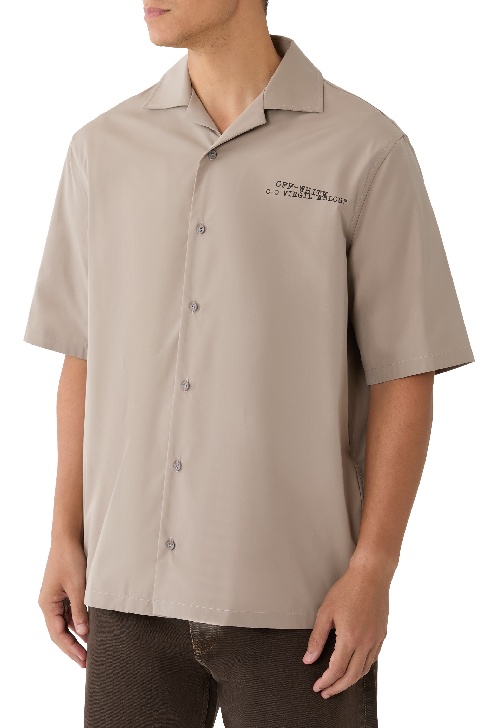 Type Arrow Bowling Shirt