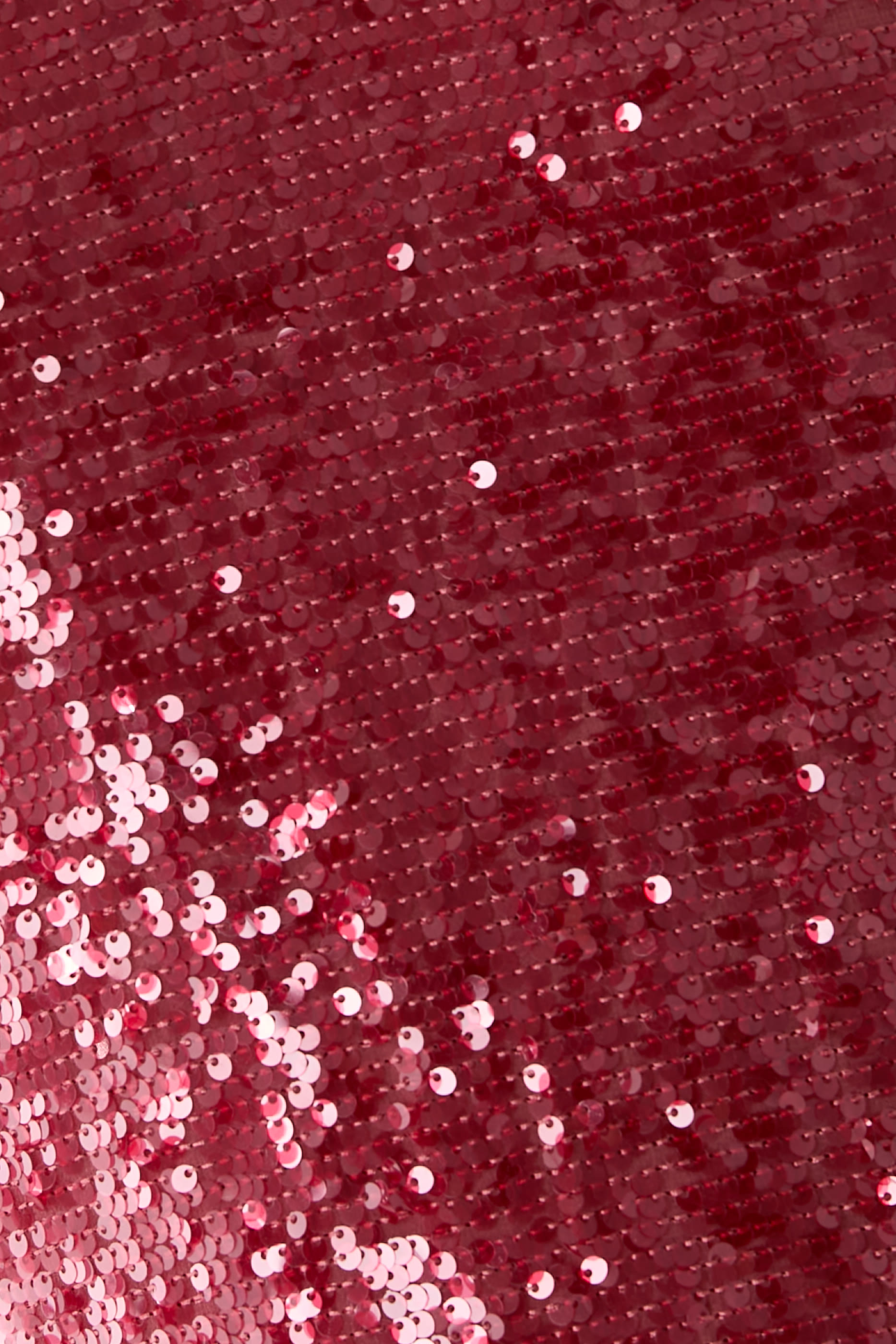 Sequin Flare Sleeve Boatneck Gown