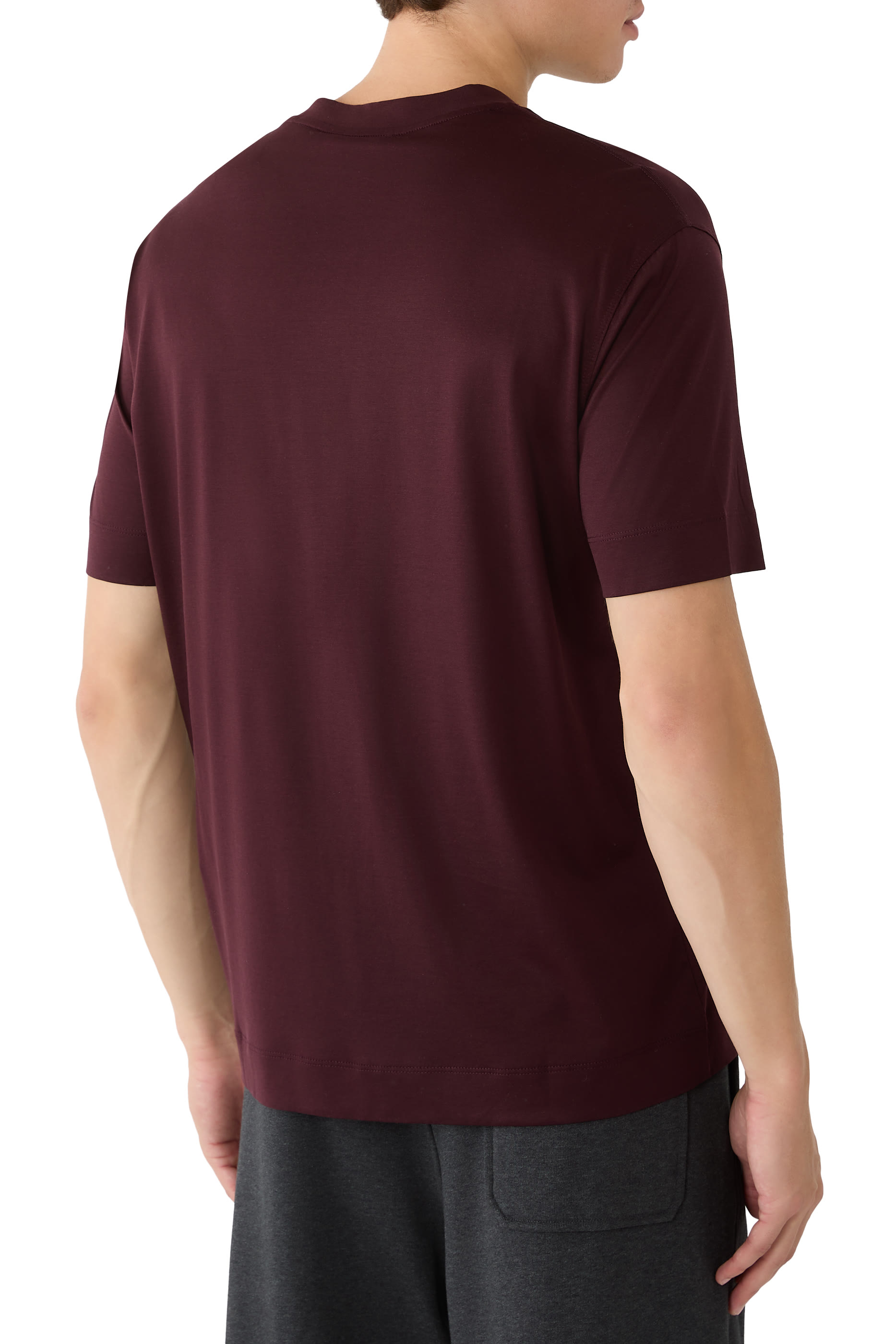 Graffiti Eagle Logo Print T-Shirt