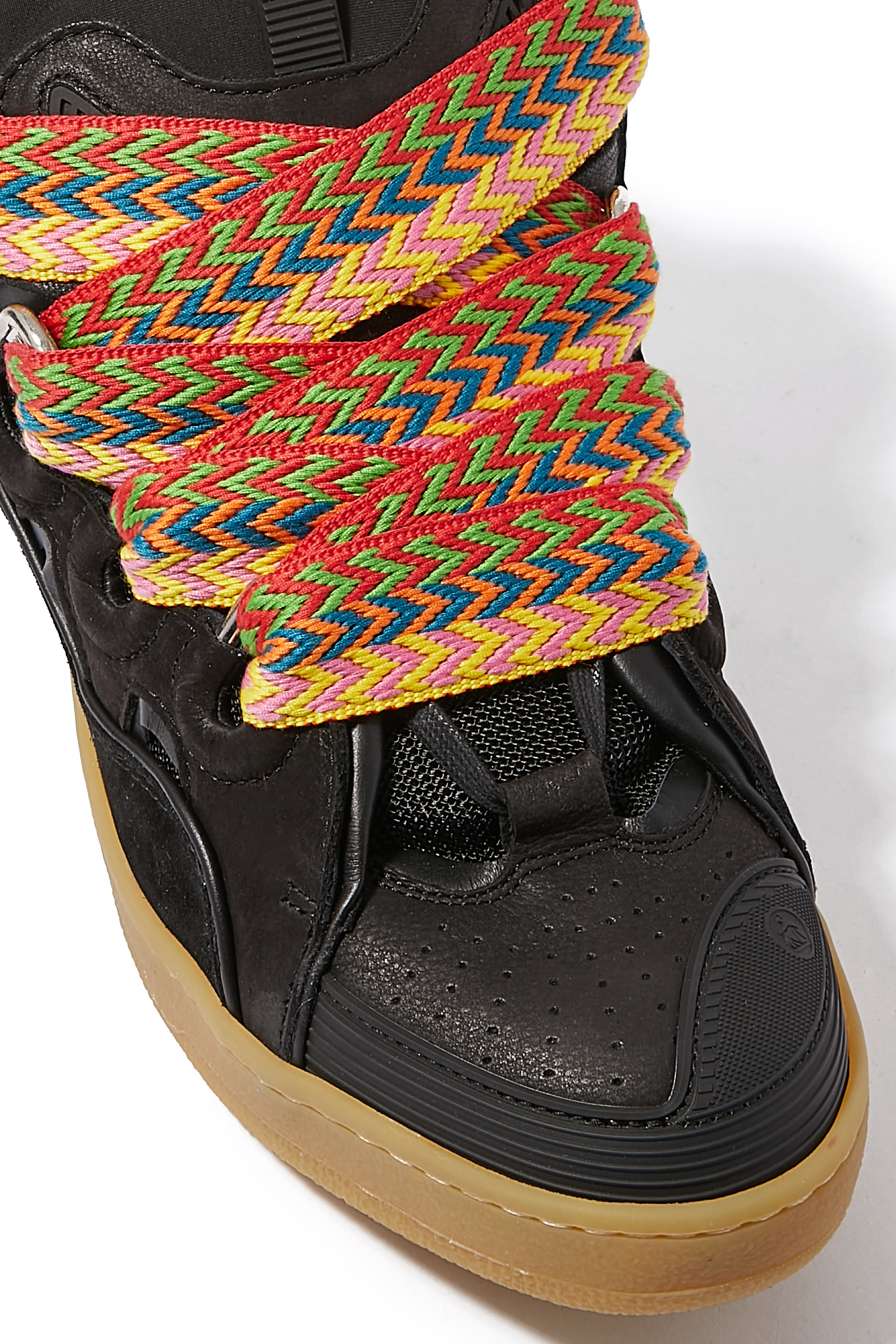 Curb Chunky Leather Sneakers