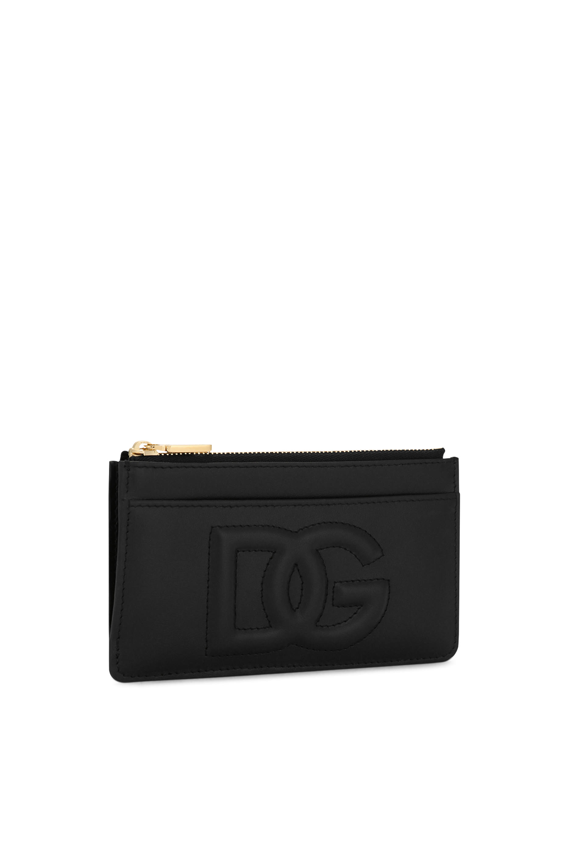 Medium Calfskin DG Logo Card Holder