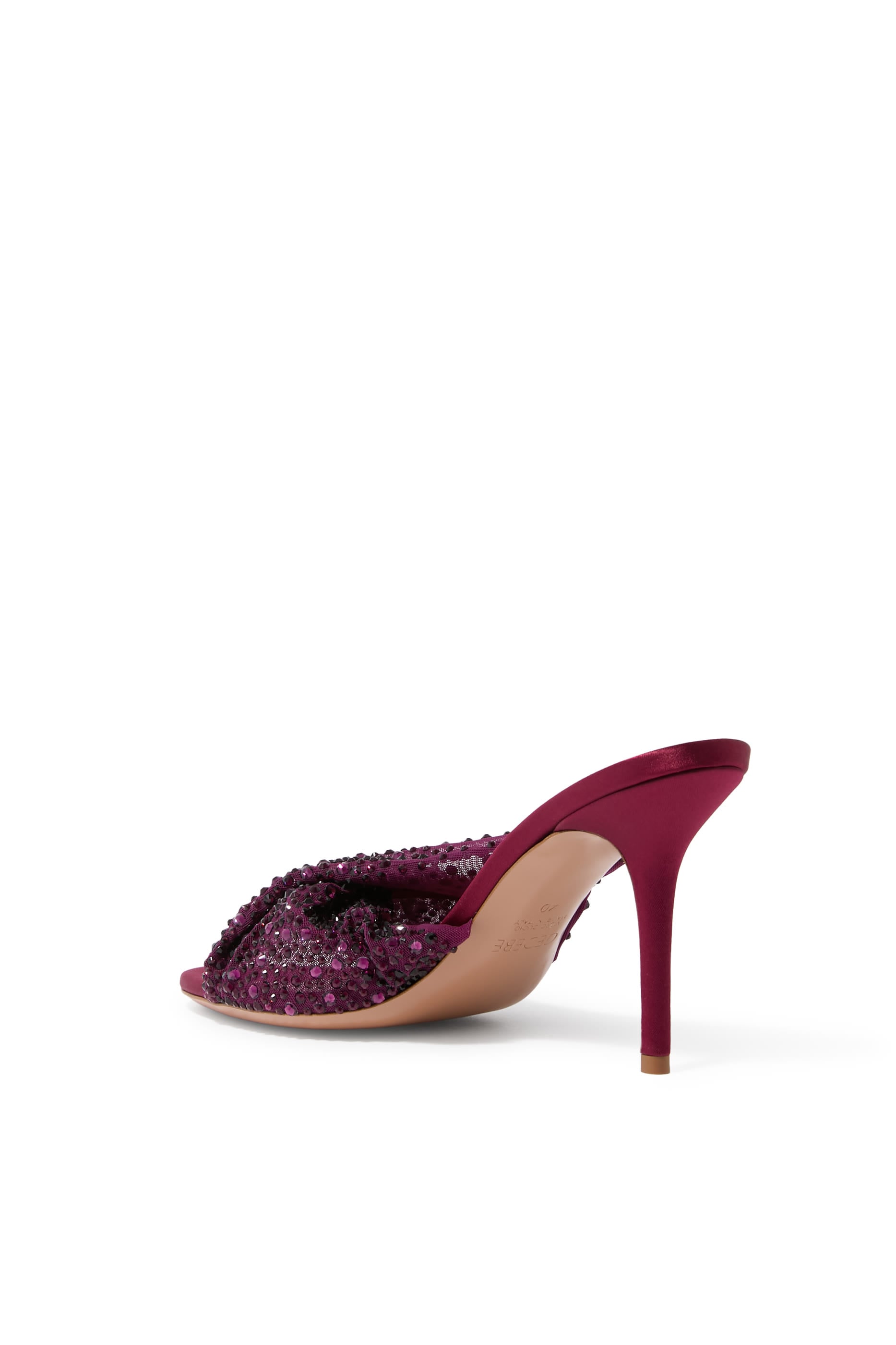 Mariel 80 Open-Toe Mules