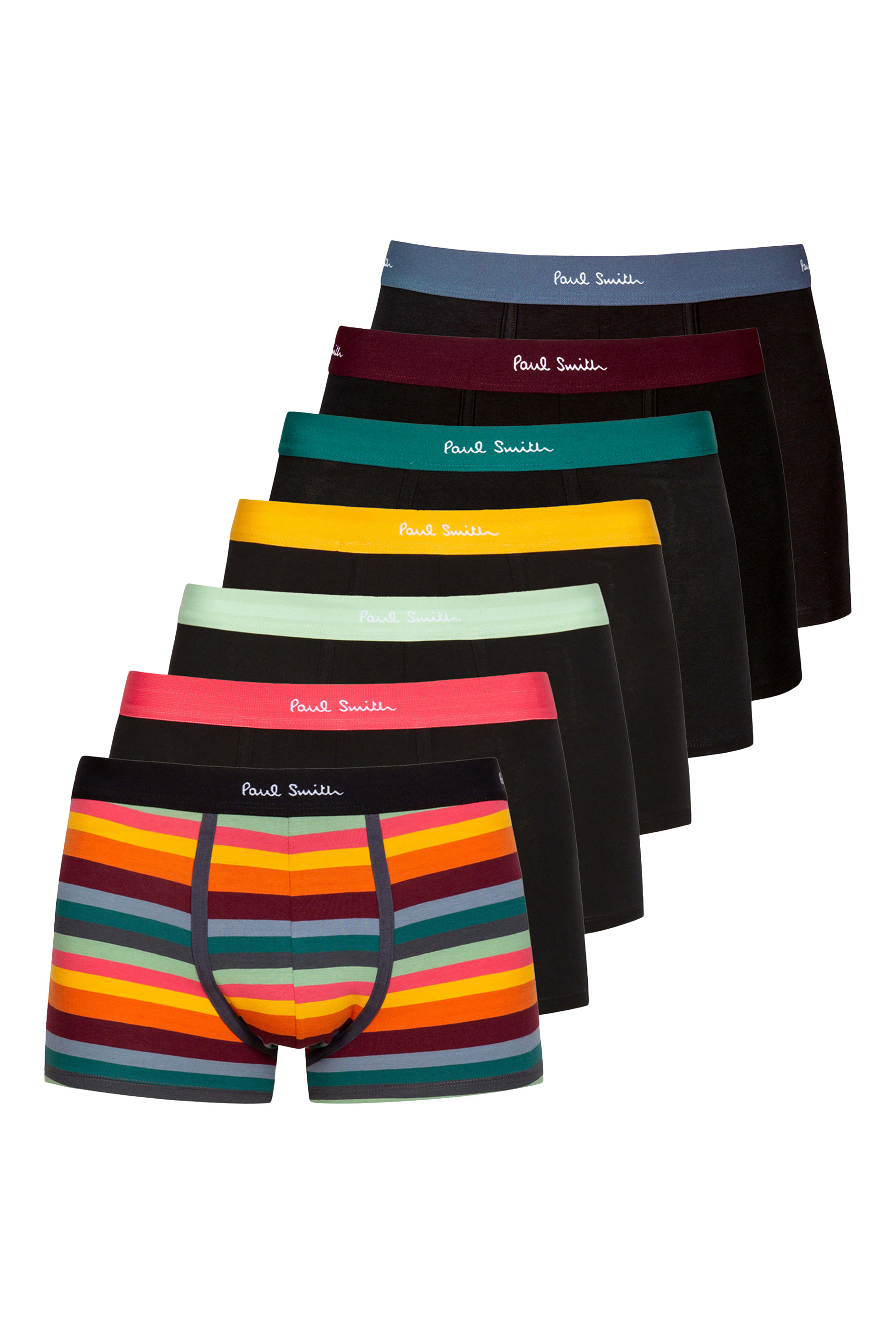 7-Pack Artist Stripe Mixed Boxer Briefs